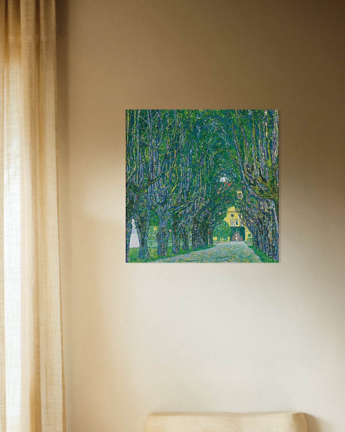 Affiche Allée menant au château de Kammer (1912) de Gustav Klimt