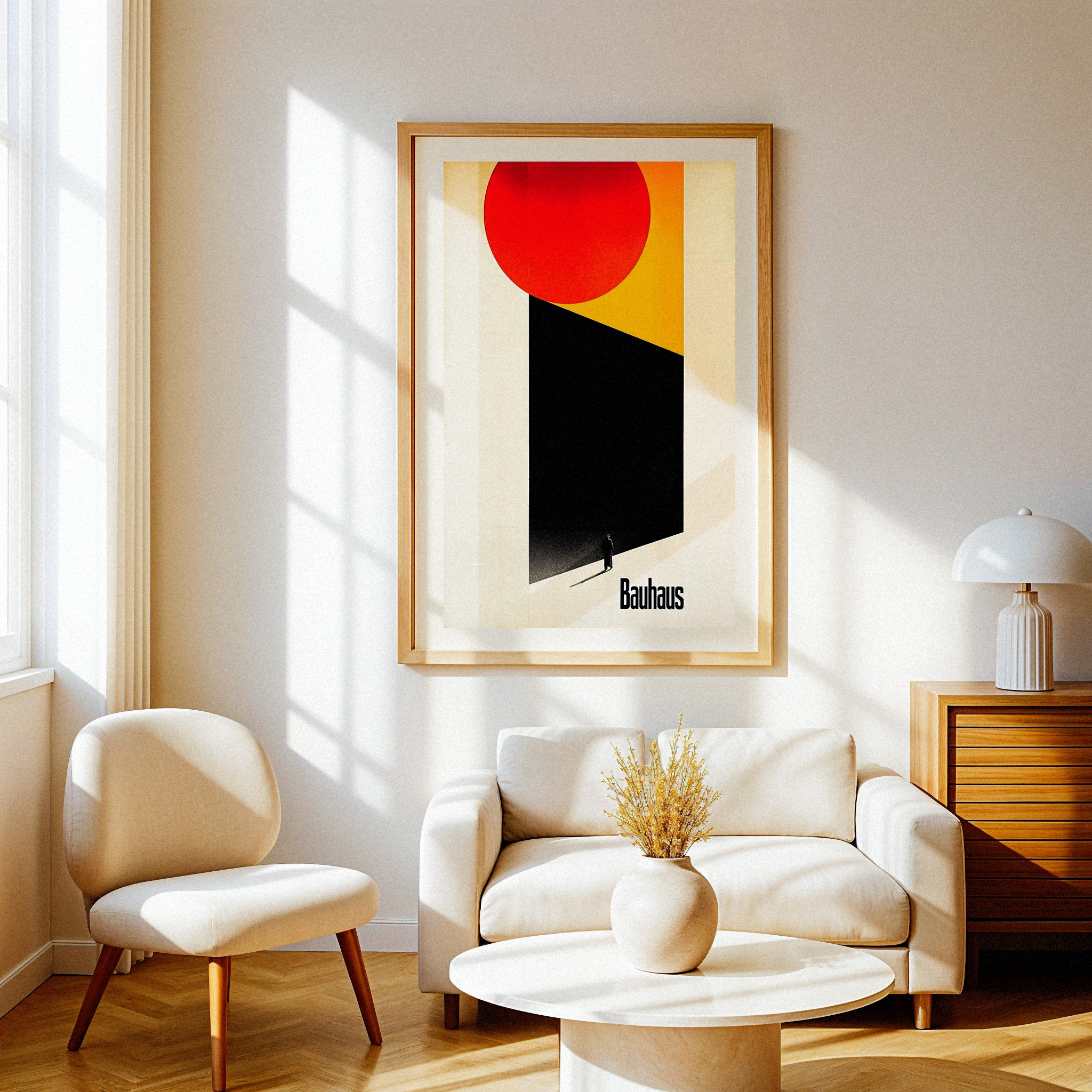 Poster Bauhaus, face à l'inconnu