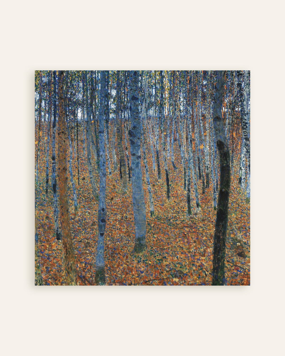 Affiche Forêt de hêtres I (1902) de Gustav Klimt, miniature