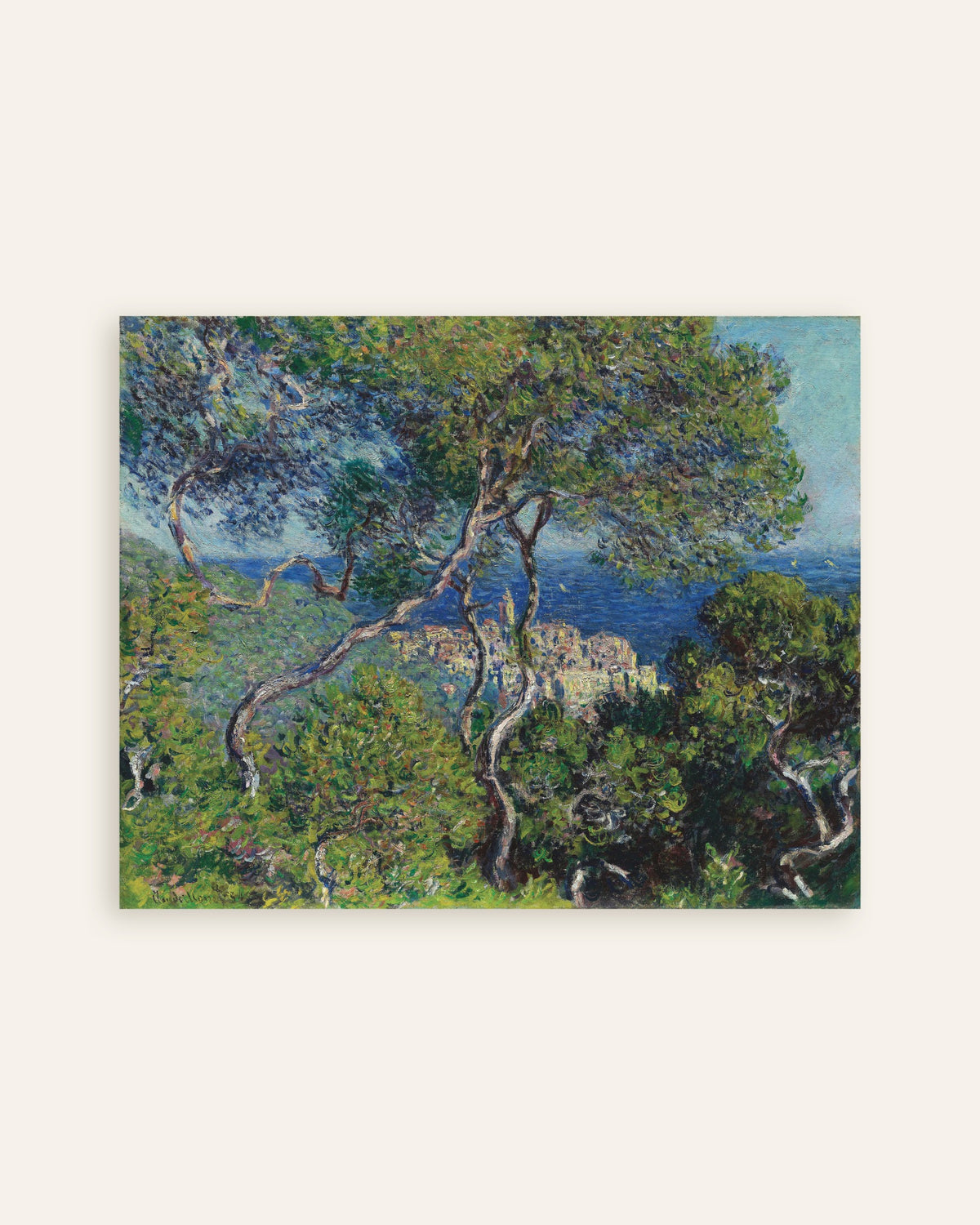 Affiche Bordighera (1884) de Claude Monet, miniature