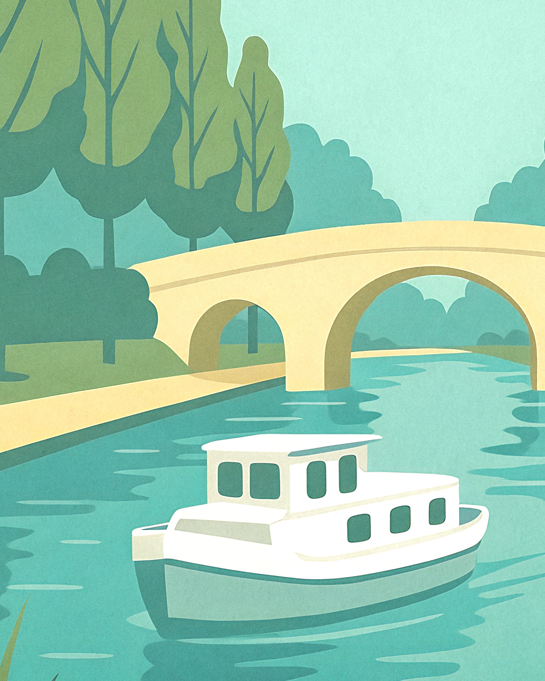 Affiche Canal du Midi