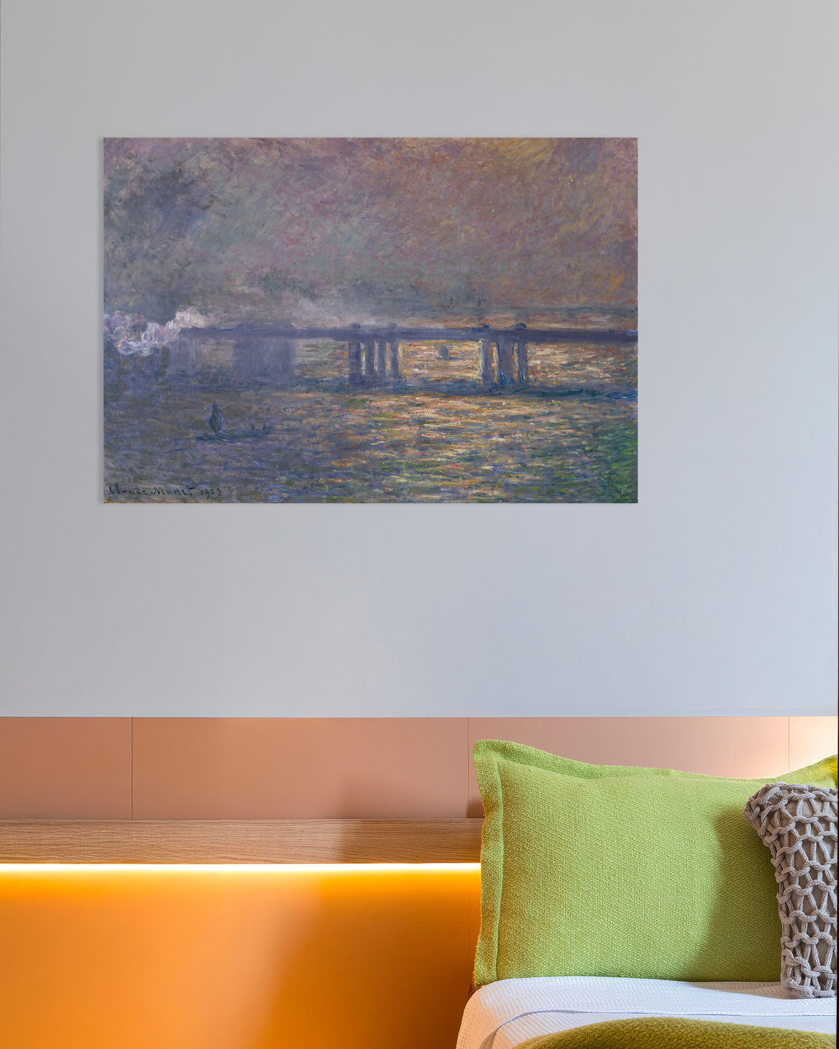 Affiche Charing Cross Bridge (1903) de Claude Monet