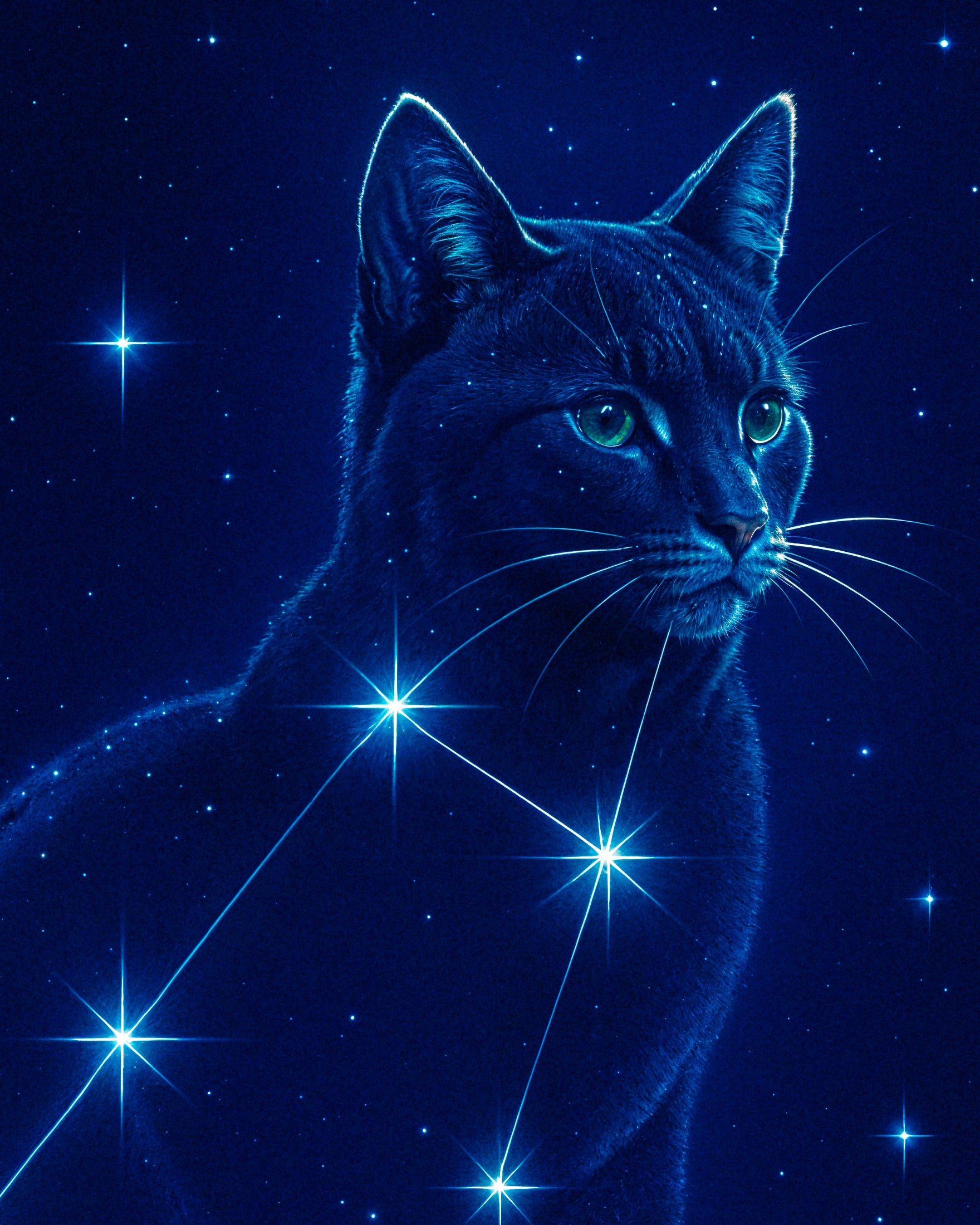 Chat Andromède - Affiche