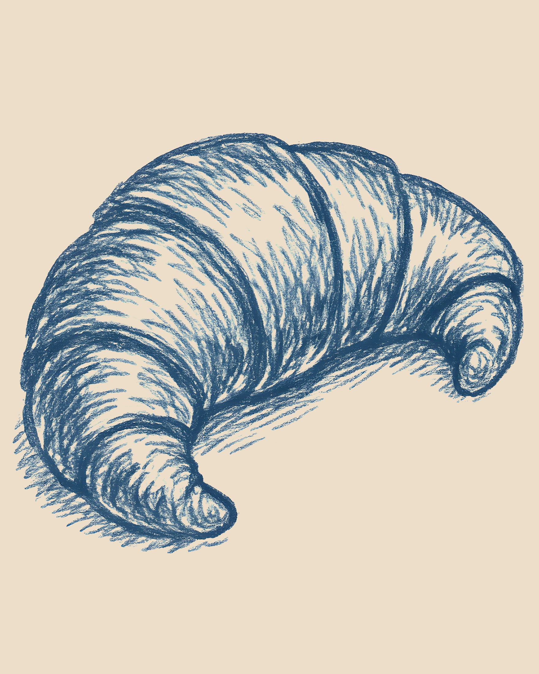 Affiche Boulangerie - Croissant