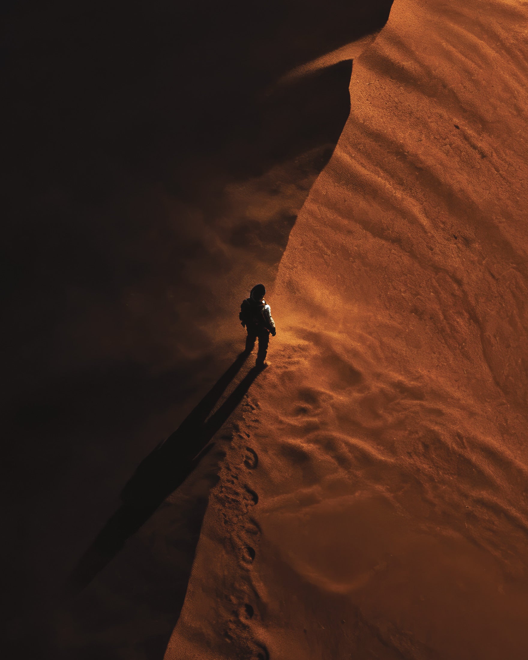 Poster Dune Ridge, affiche Horizon du Désert