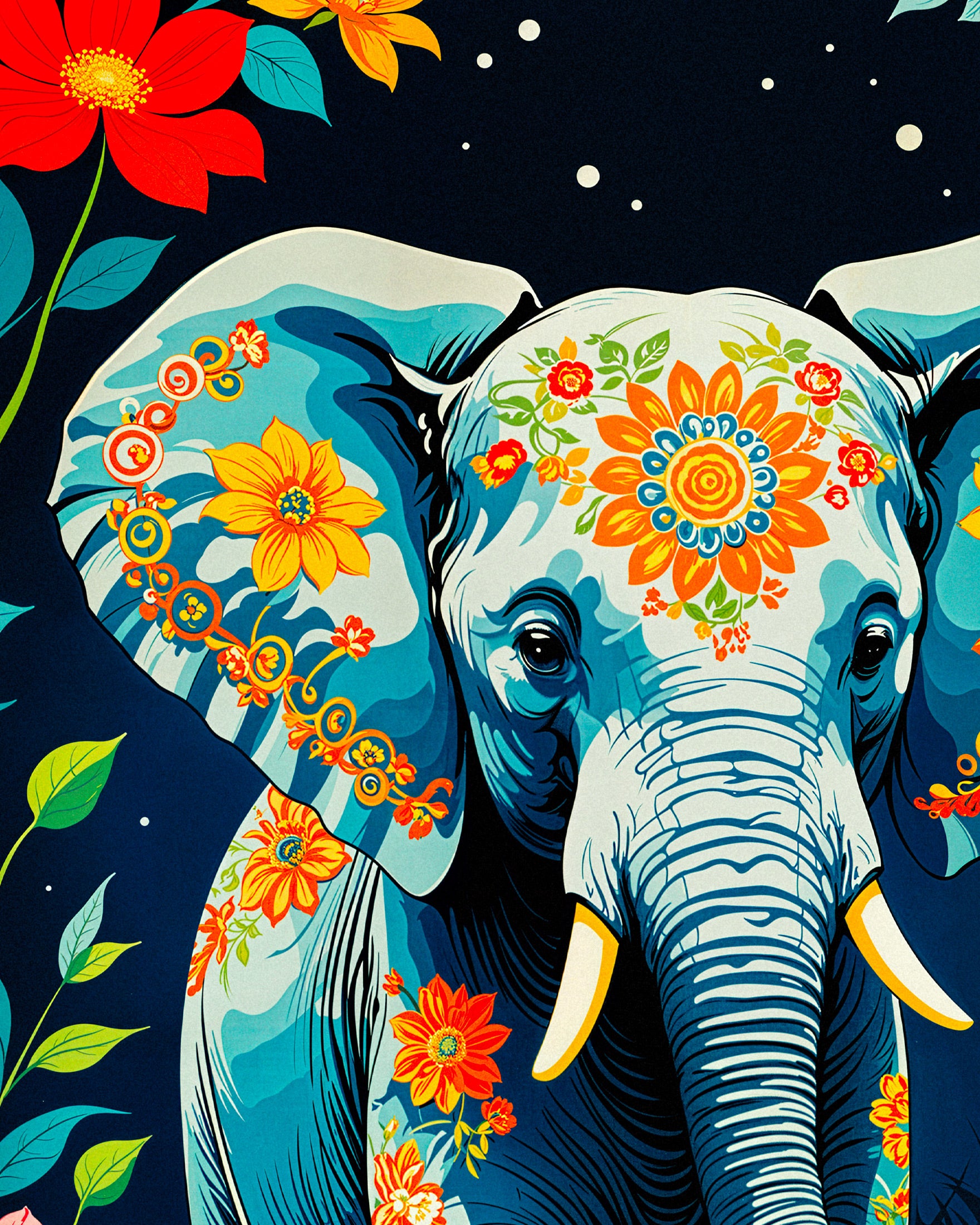 Poster Éléphant