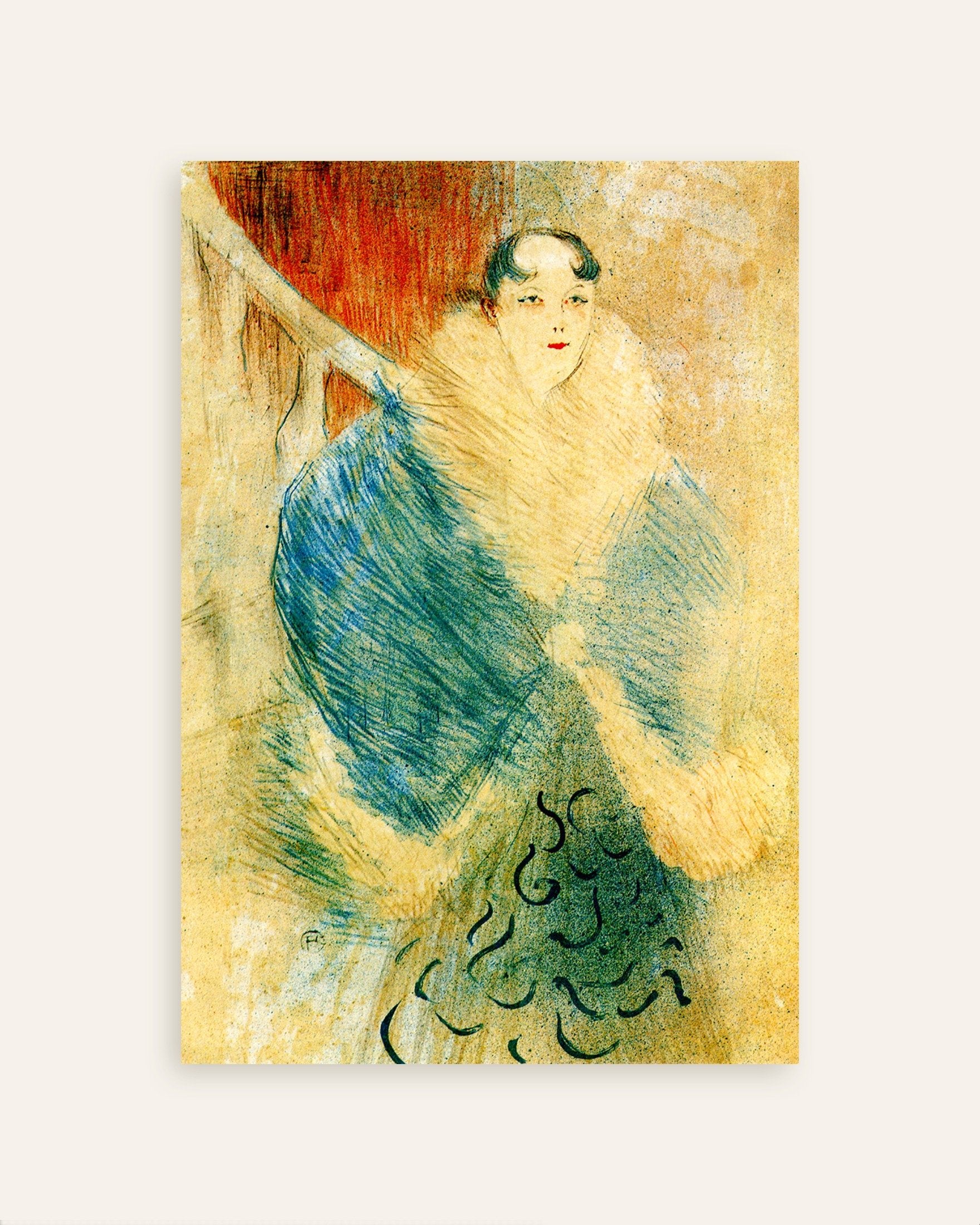 Poster of Elsa, called La Viennoise by Henri de Toulouse-Lautrec, 1897, thumbnail