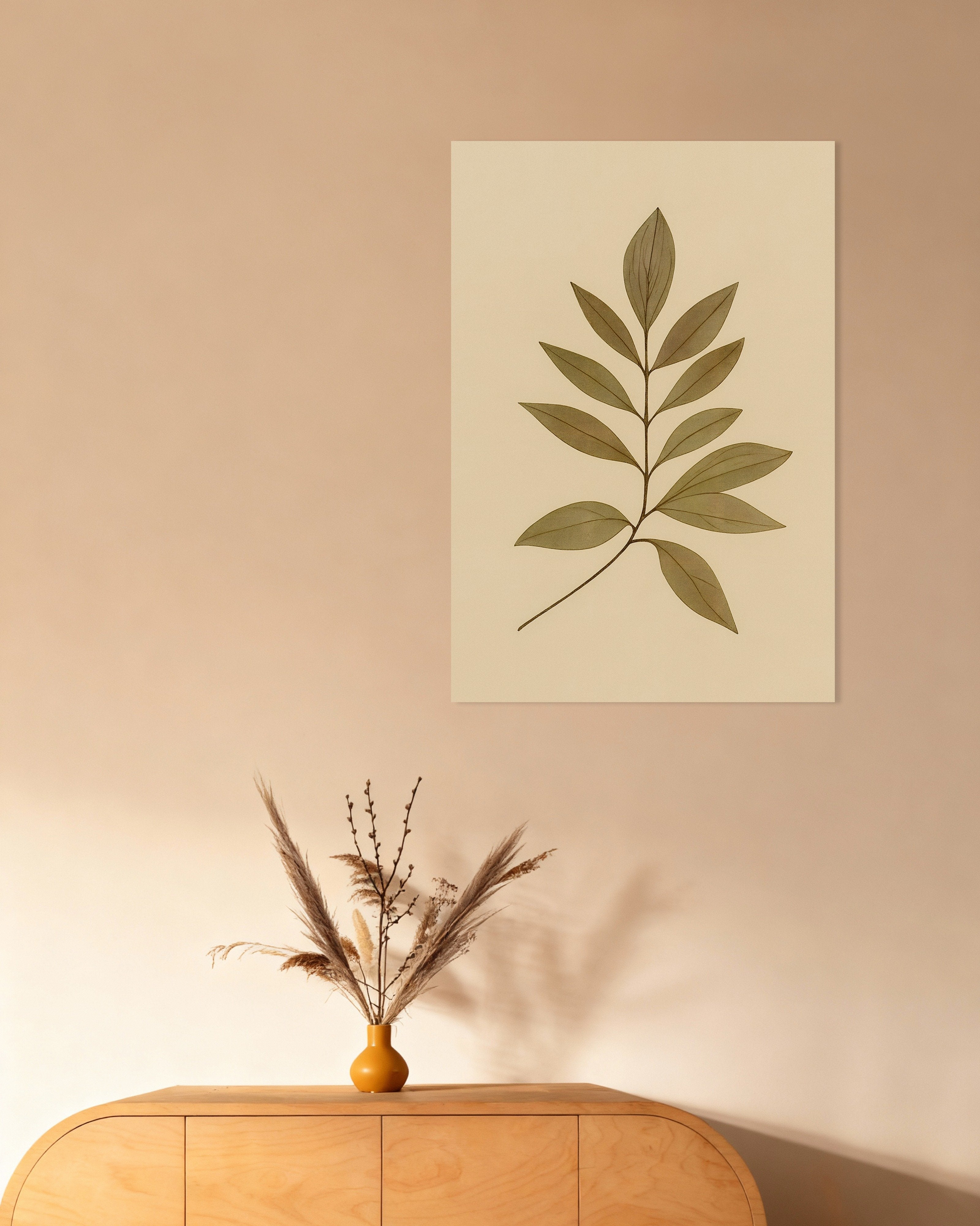 Poster of Eucalyptus Leaves Poster – Autumn Botanical Print