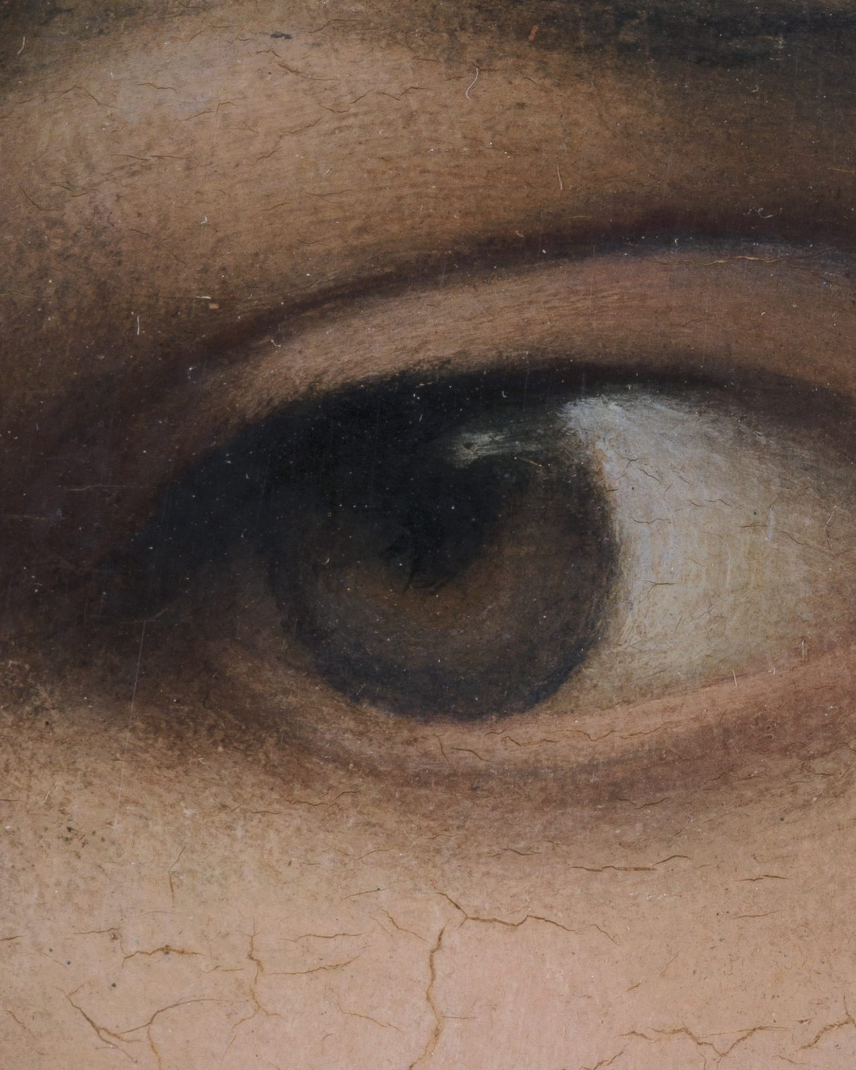 Louis Janmot "Fleur des Champs" détail de l'œil - Affiche