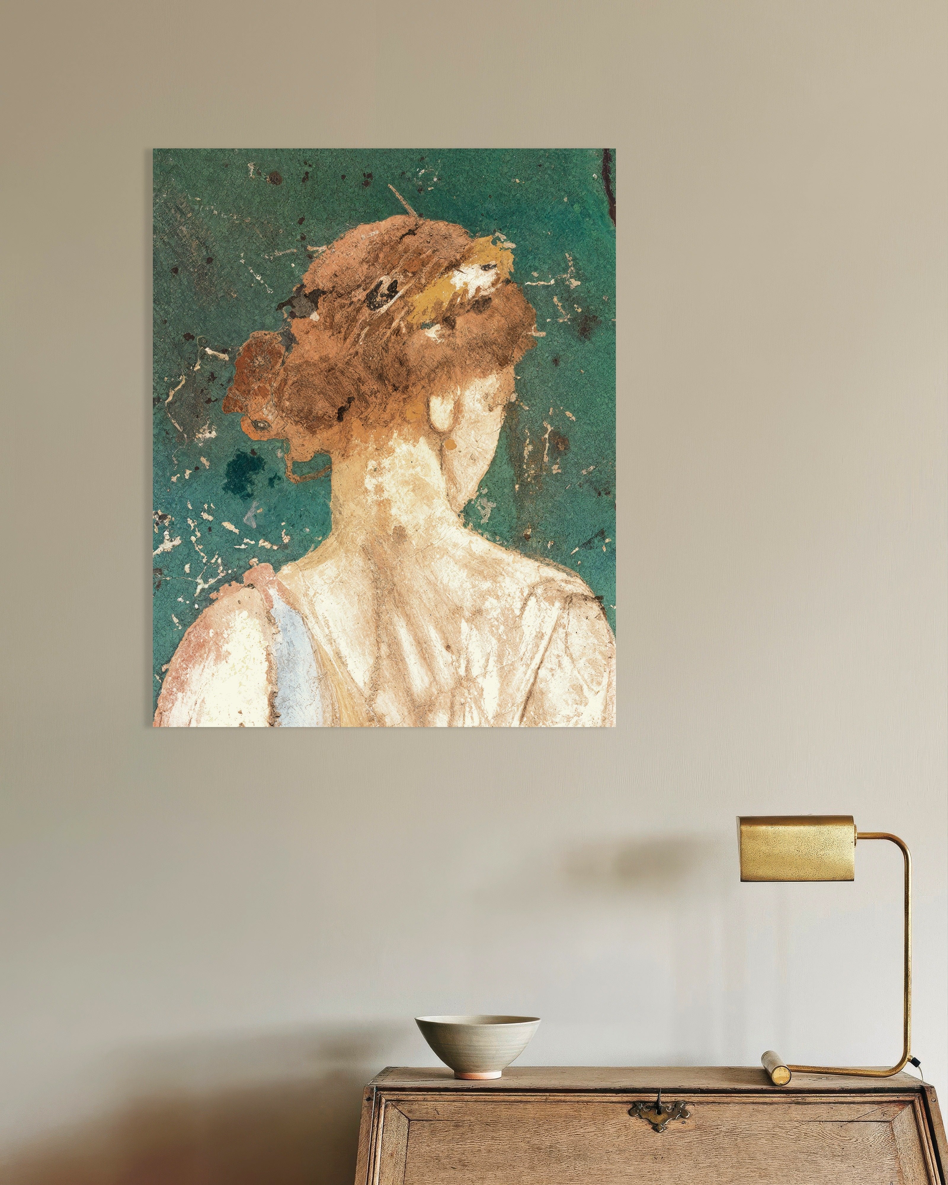 Poster of Flora of Stabiae, Primavera Fresco Detail - Poster