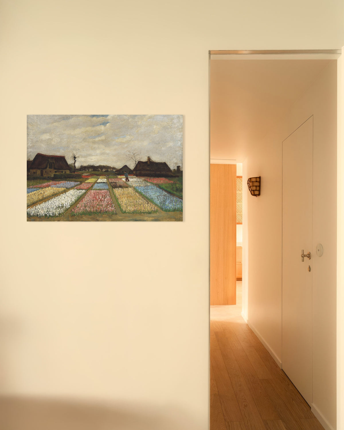 Poster de Parterres de fleurs en Hollande (vers 1883), Vincent van Gogh