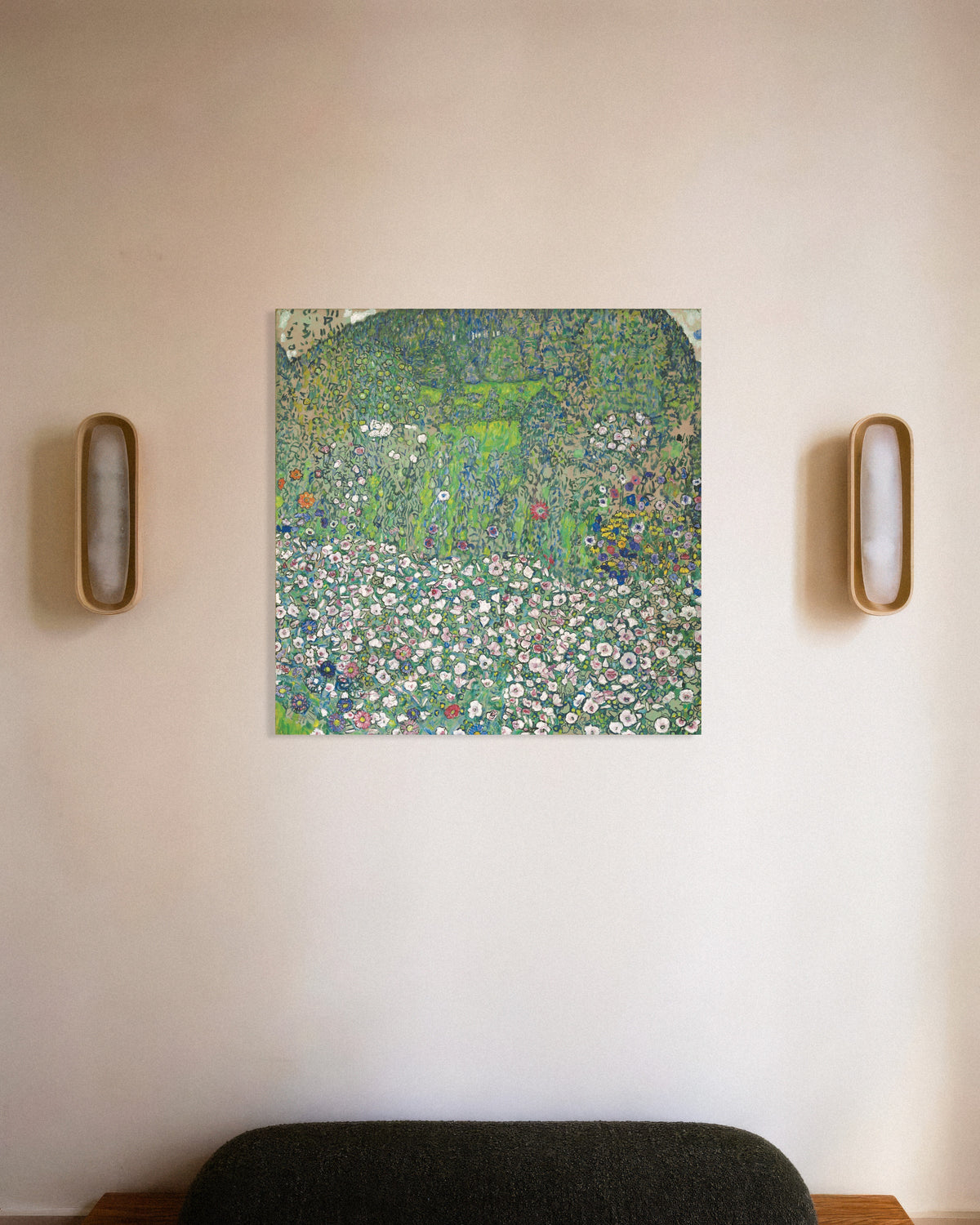 Poster de Paysage de jardin avec colline (1916) de Gustav Klimt