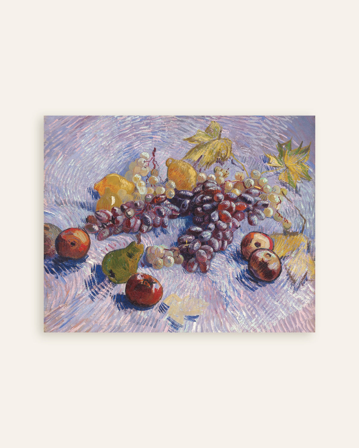 Vignette du poster Raisins, citrons, poires et pommes (1887) de Vincent van Gogh