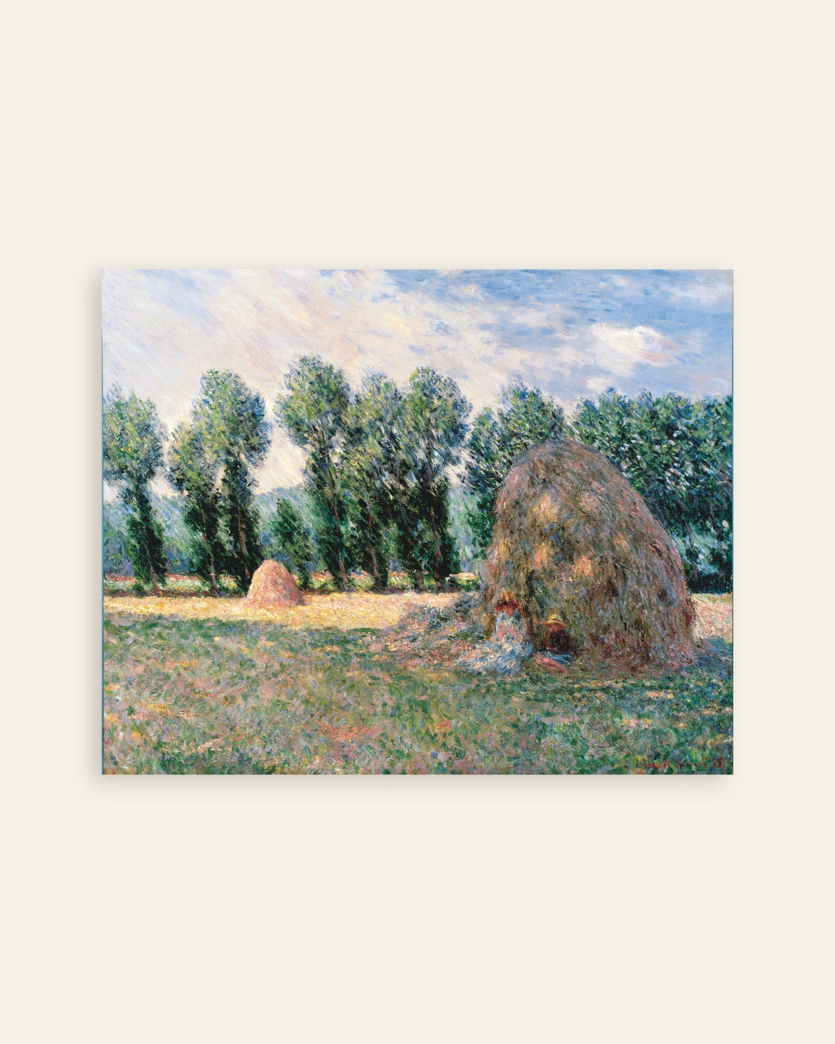 Affiche Meules (1885) de Claude Monet, miniature