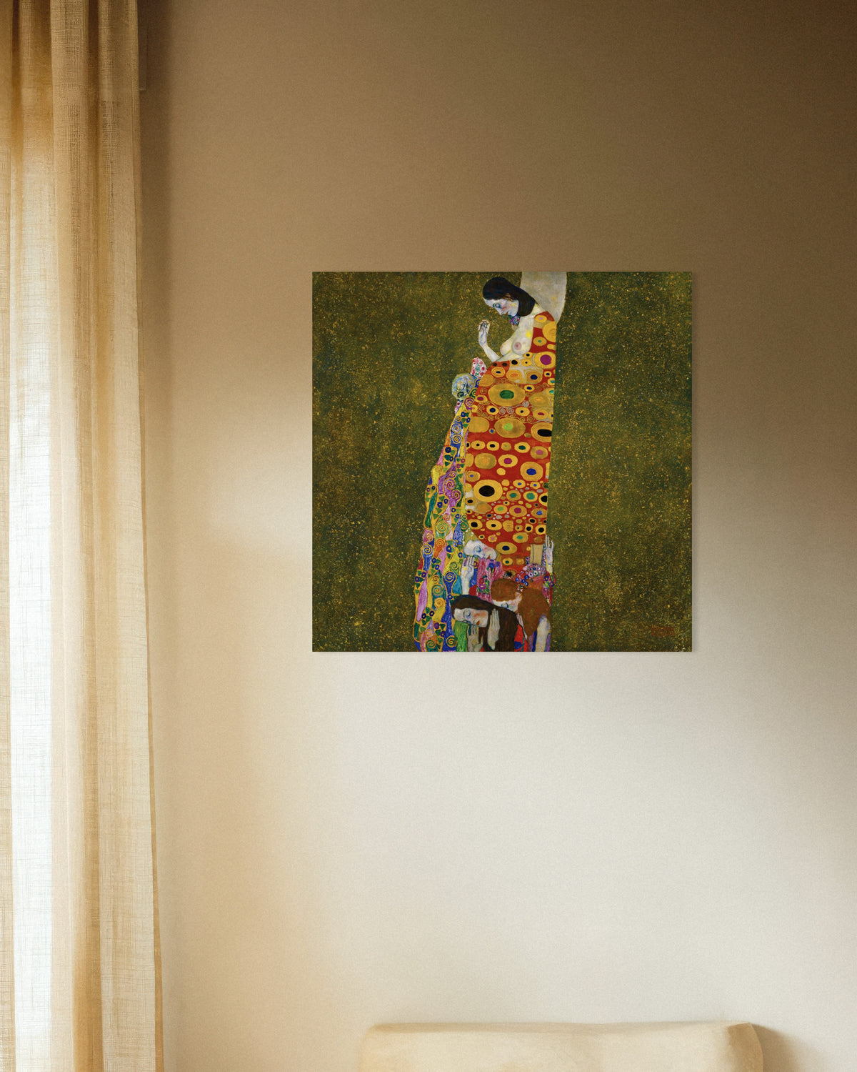 Affiche L'Espoir II (1907–1908) de Gustav Klimt