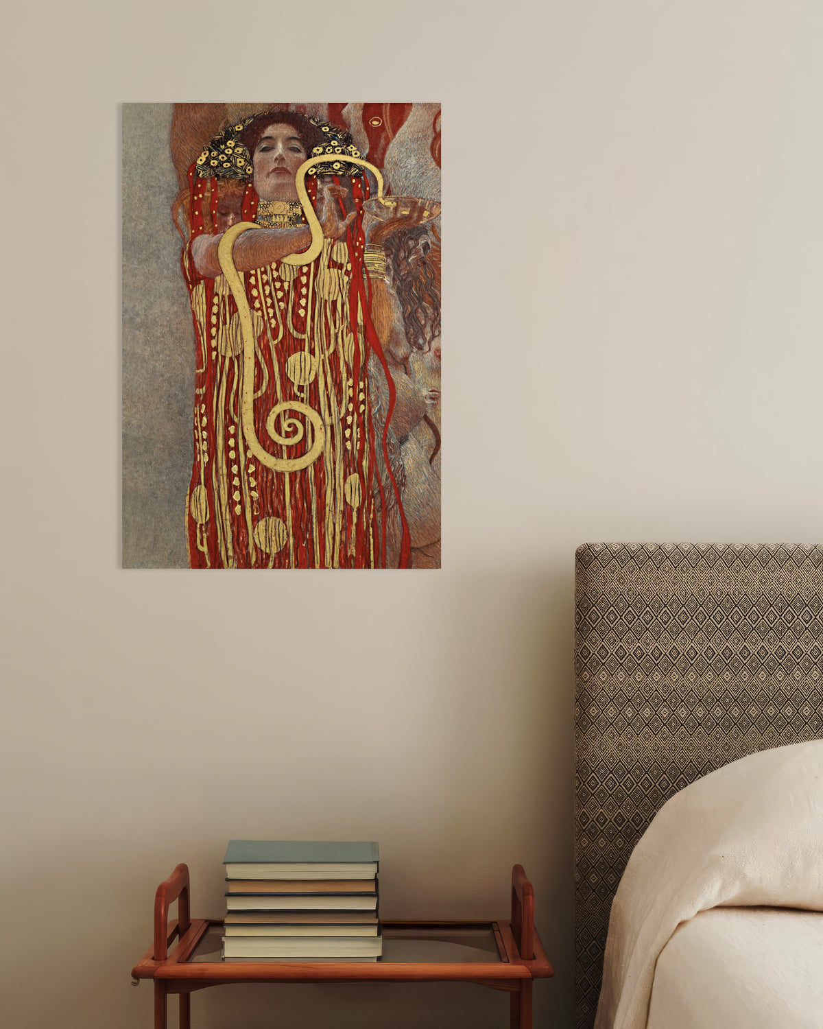 Affiche Hygie, détail de La Médecine (1907) de Gustav Klimt