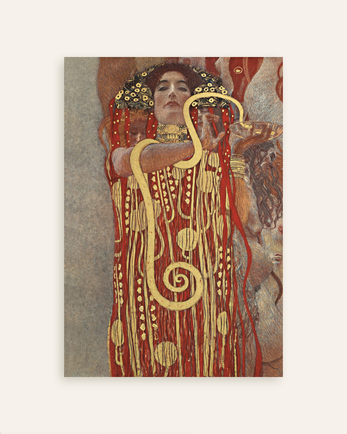 Affiche Hygie, détail de La Médecine (1907) de Gustav Klimt, miniature