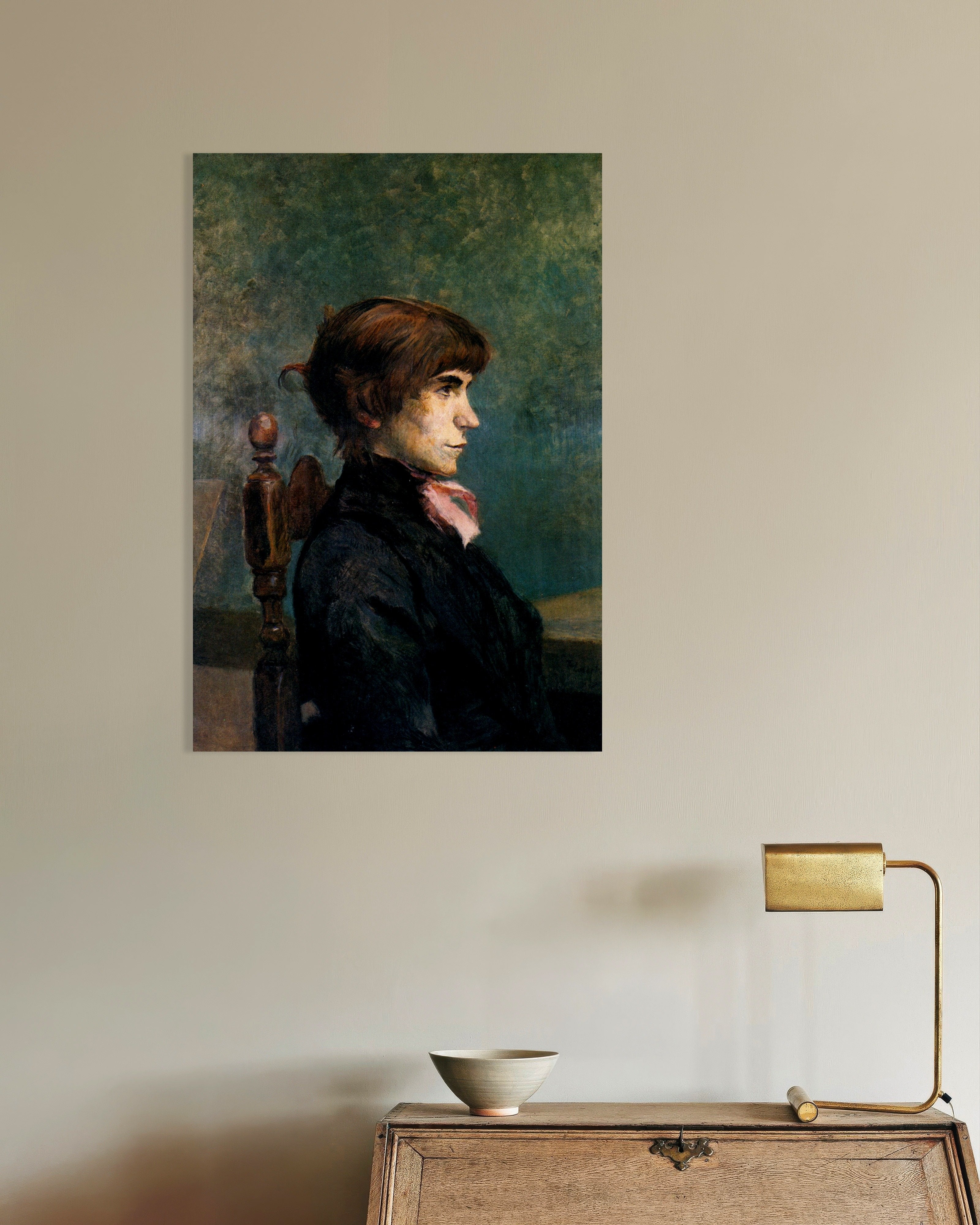 Poster of Jeanne Wenz by Henri de Toulouse-Lautrec, 1886