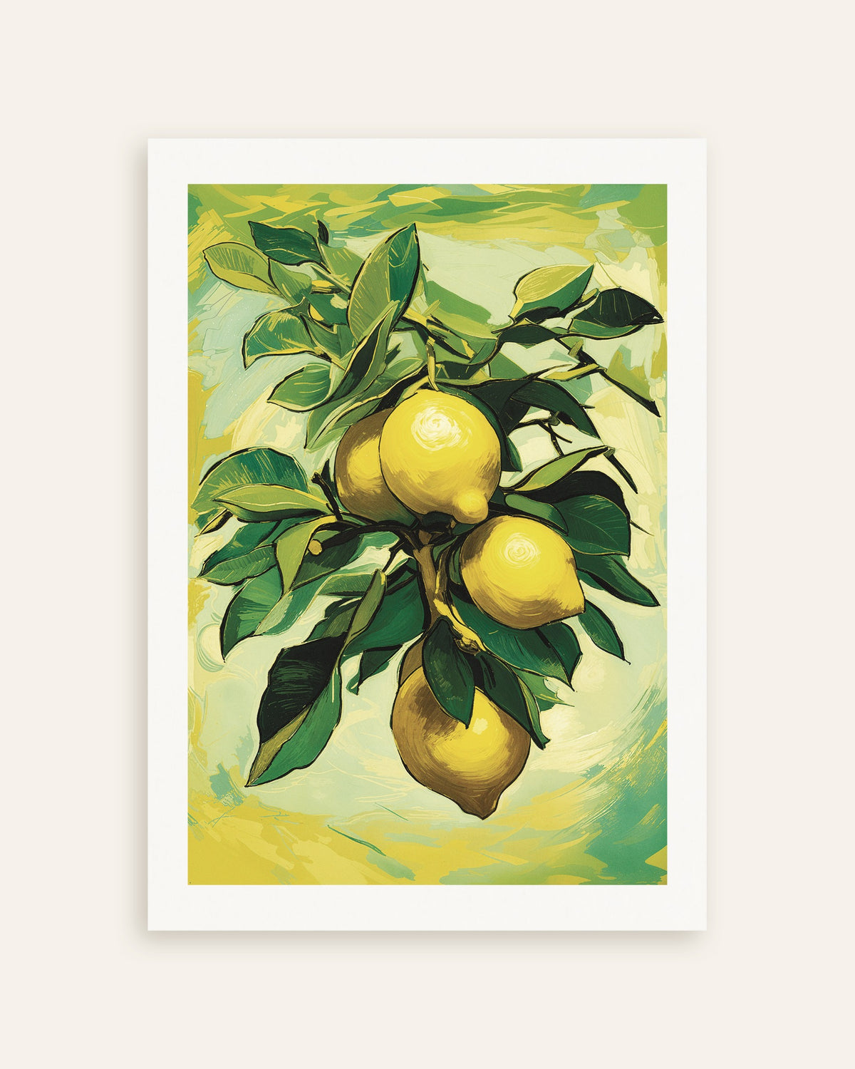 Poster de Citrons de Sorrente, poster, vignette