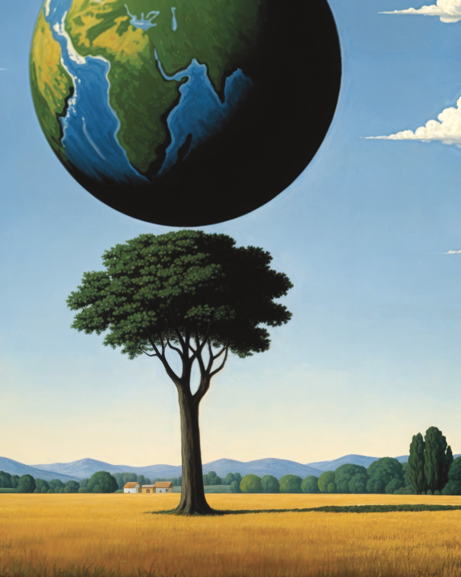 L'Arbre Monde – Poster surréaliste