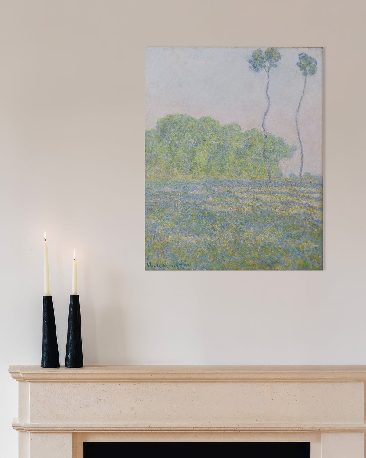 Affiche Prairie à Giverny (1894) de Claude Monet