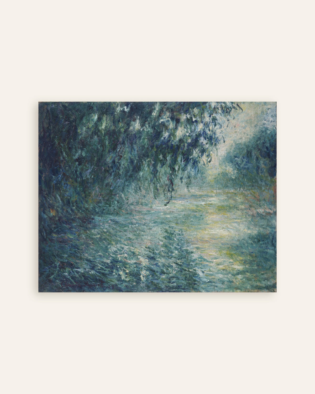 Affiche Matinée sur la Seine (1898) de Claude Monet, miniature