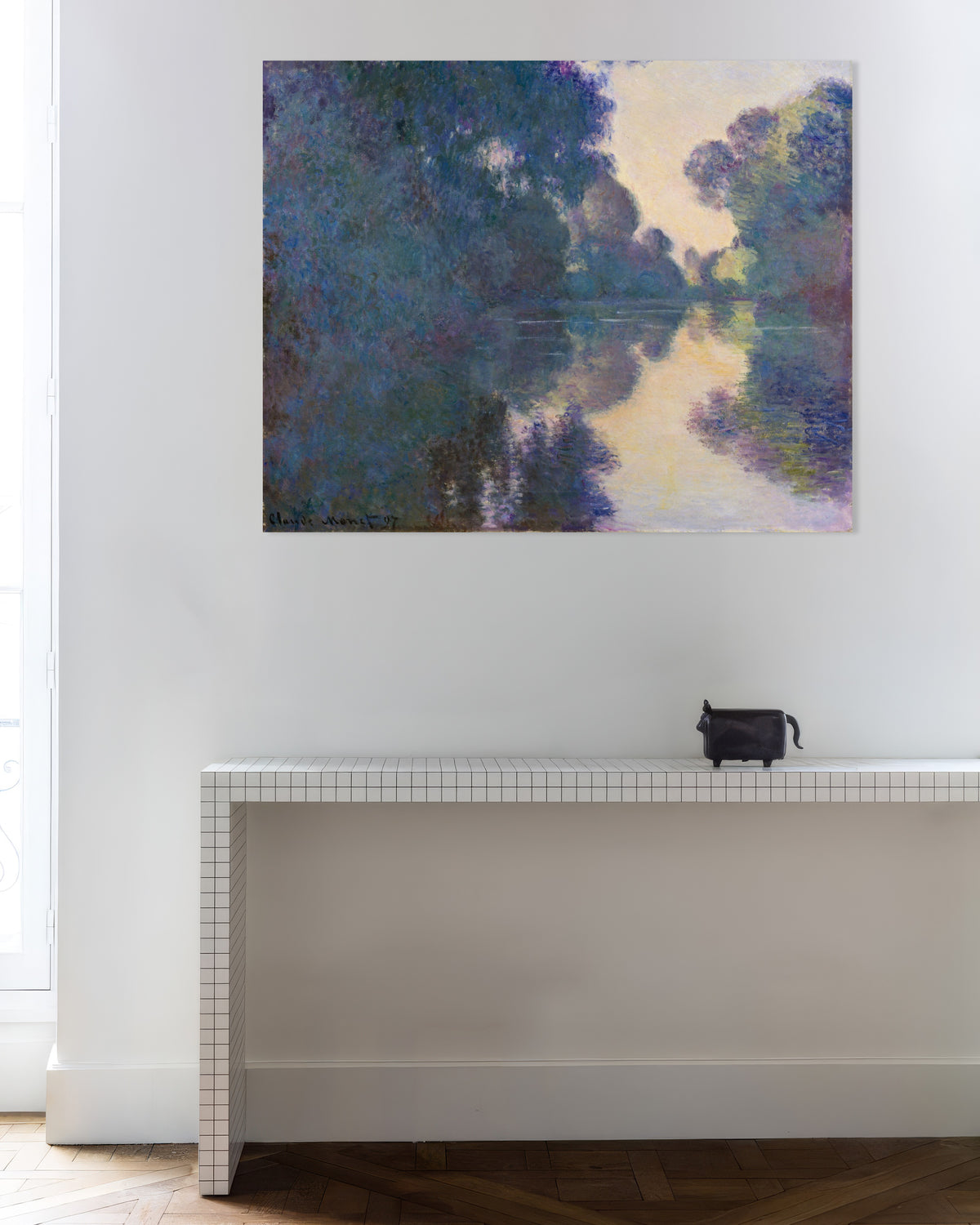 Affiche Matinée sur la Seine près de Giverny (1897) de Claude Monet