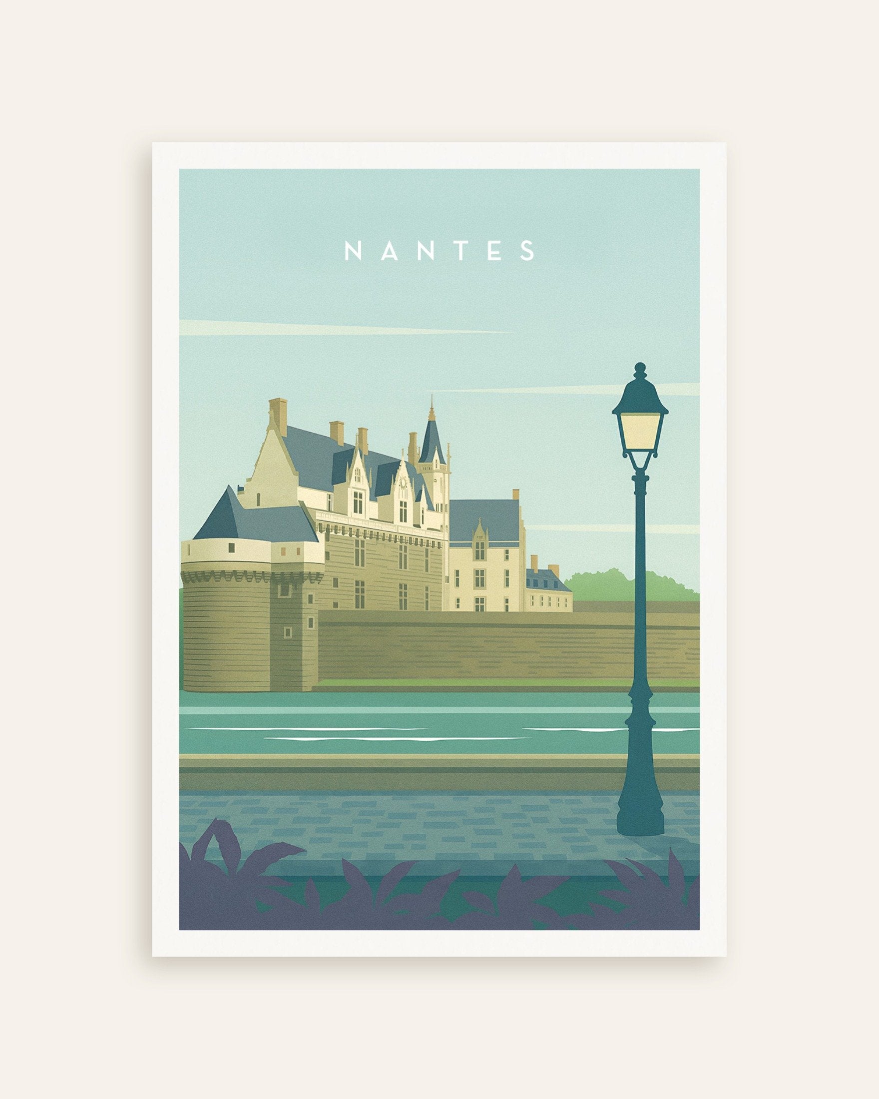 Poster of Nantes Wall Art Print, thumbnail