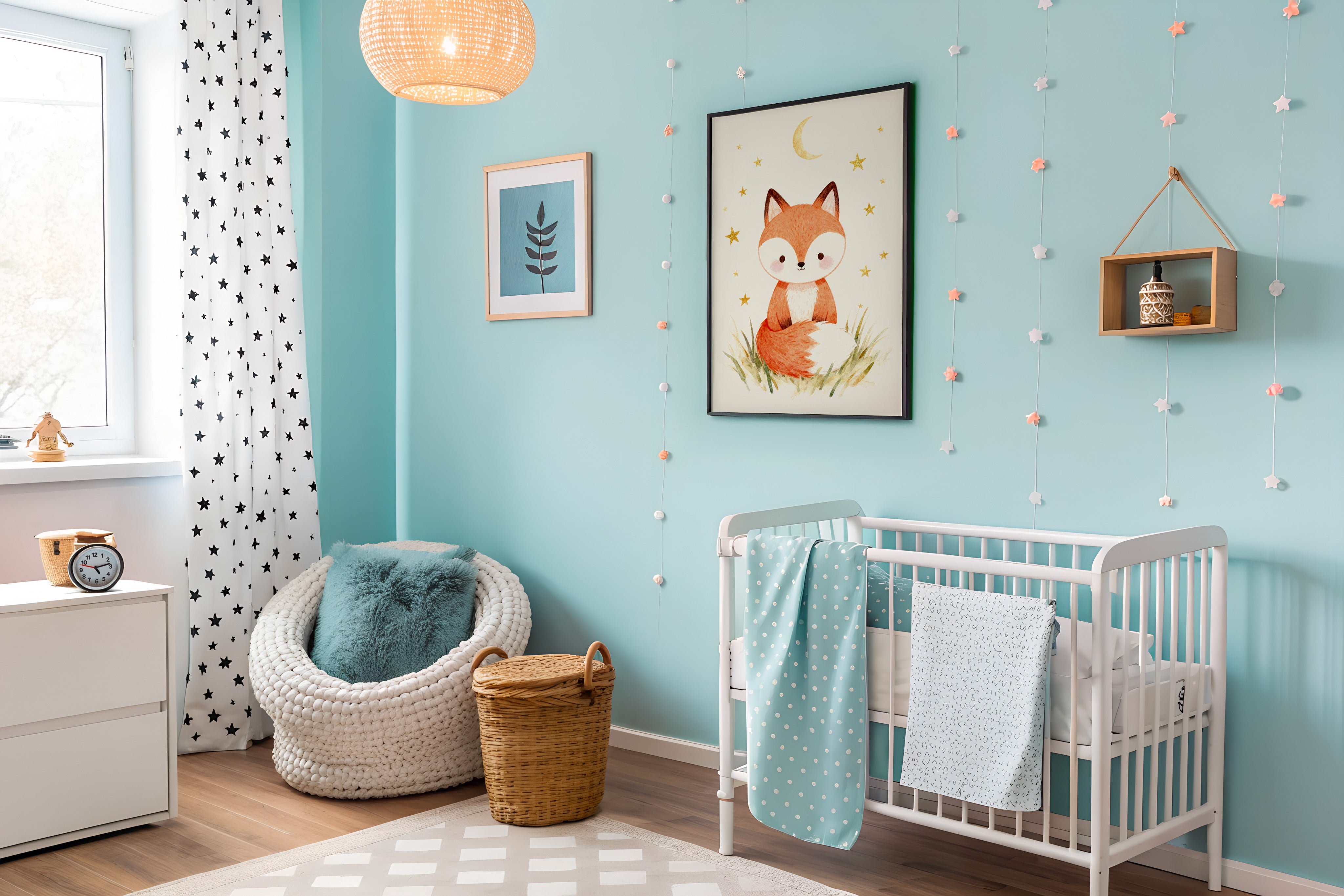 Poster Renard - Décoration Murale pour Chambre d'Enfant