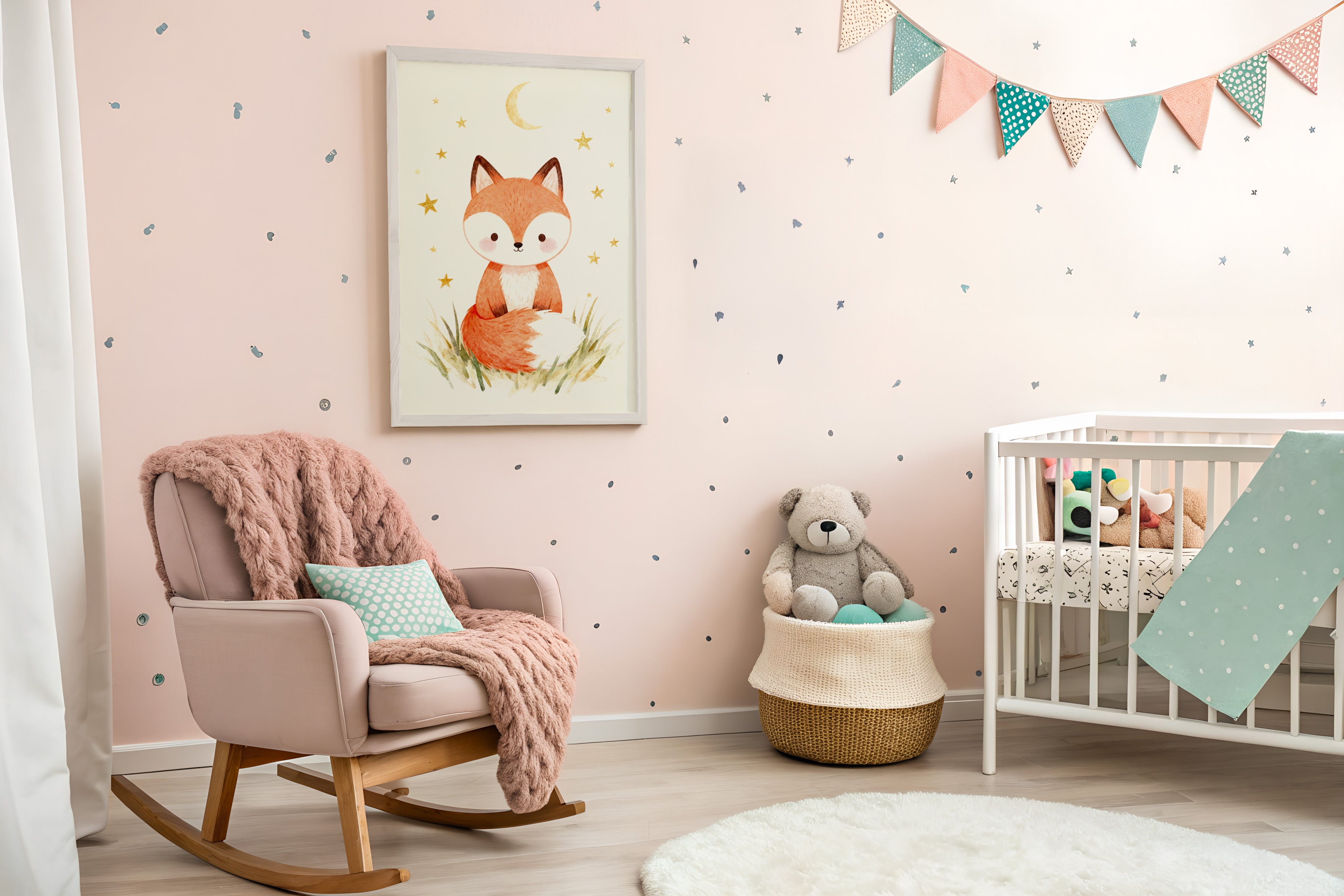 Poster Renard - Décoration Murale pour Chambre d'Enfant