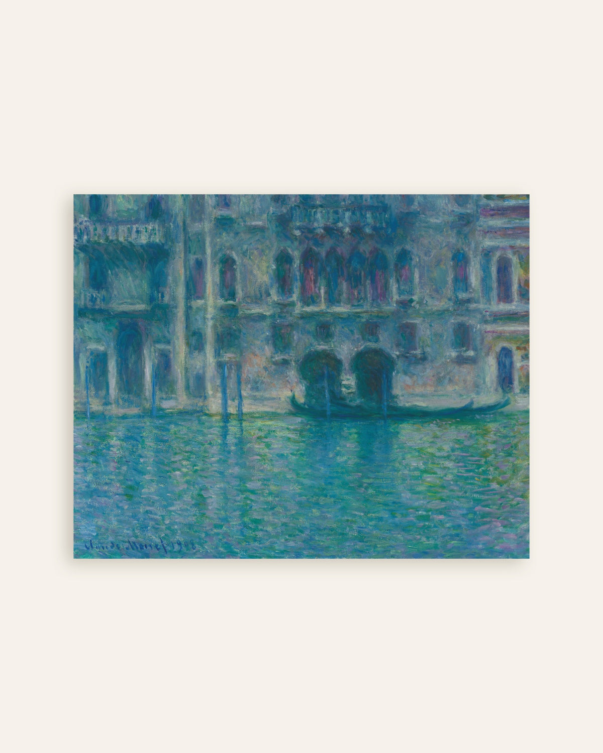 Affiche Le Palais da Mula, Venise (1908) de Claude Monet, miniature