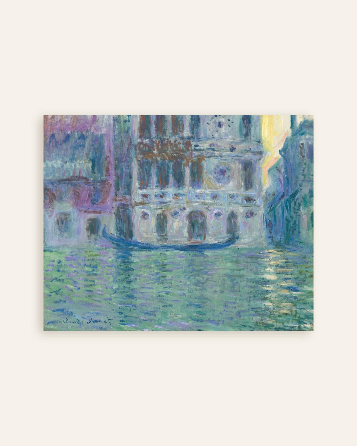 Affiche Le Palais Dario (1908) de Claude Monet, miniature