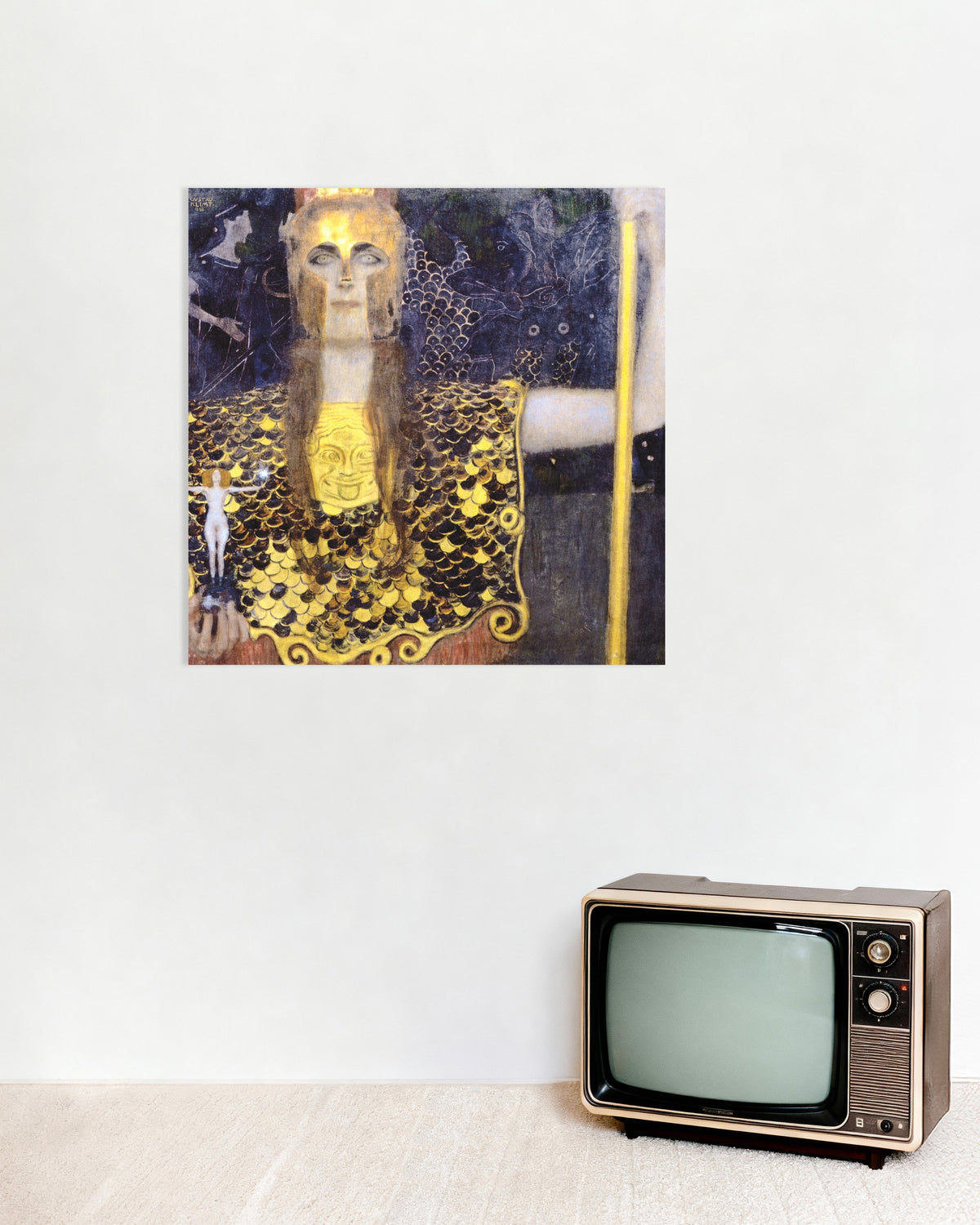 Poster Pallas Athéna (1898), de Gustav Klimt