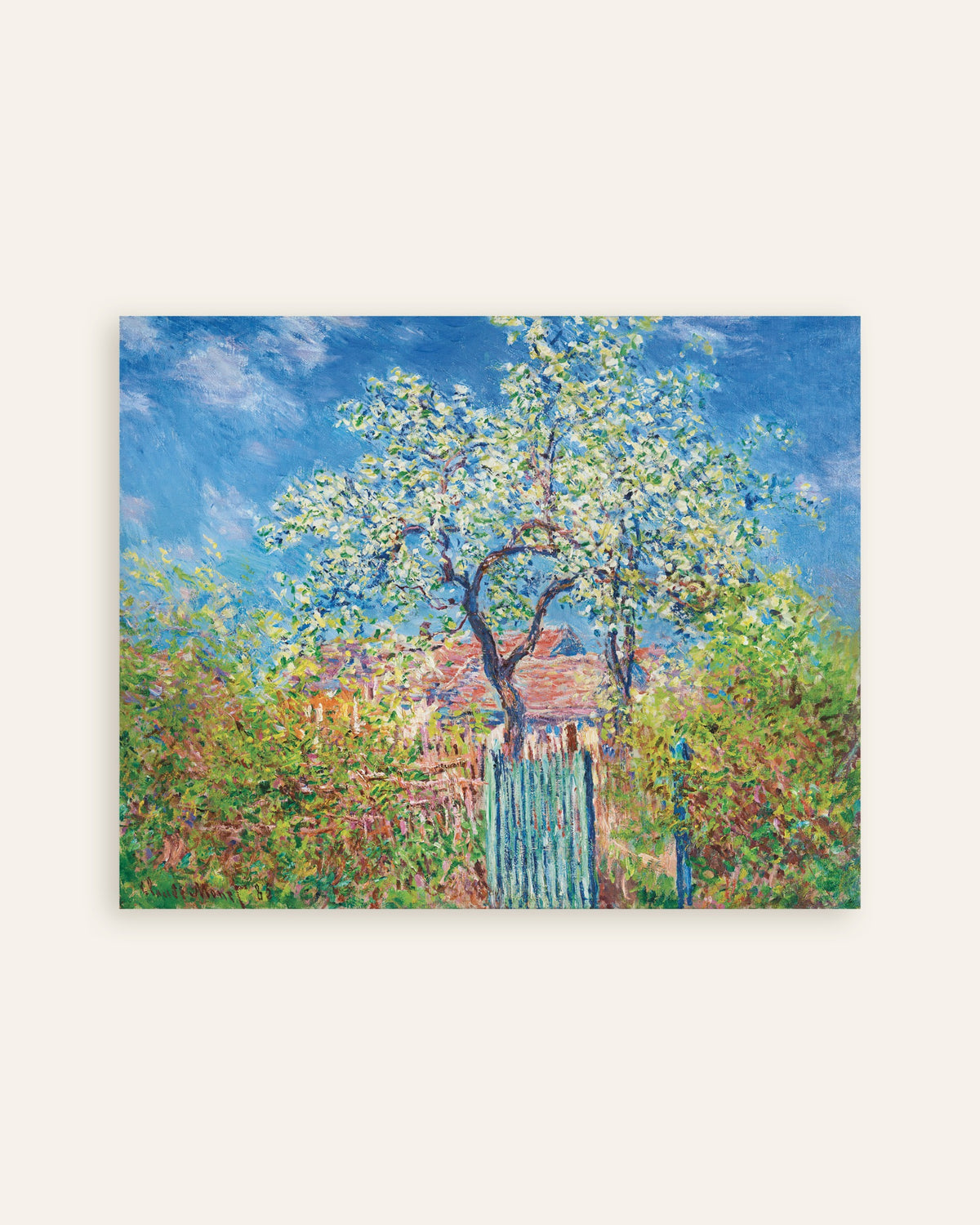 Affiche Poirier en fleurs (1885) de Claude Monet, miniature