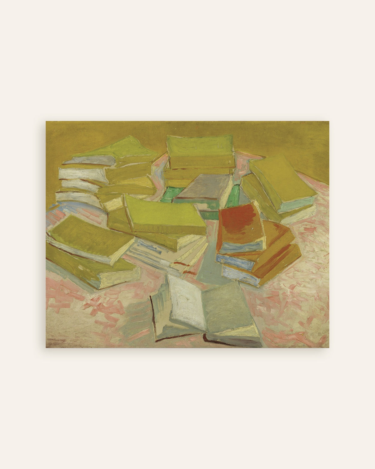 Poster de Piles de romans français (1887), Vincent van Gogh, en miniature