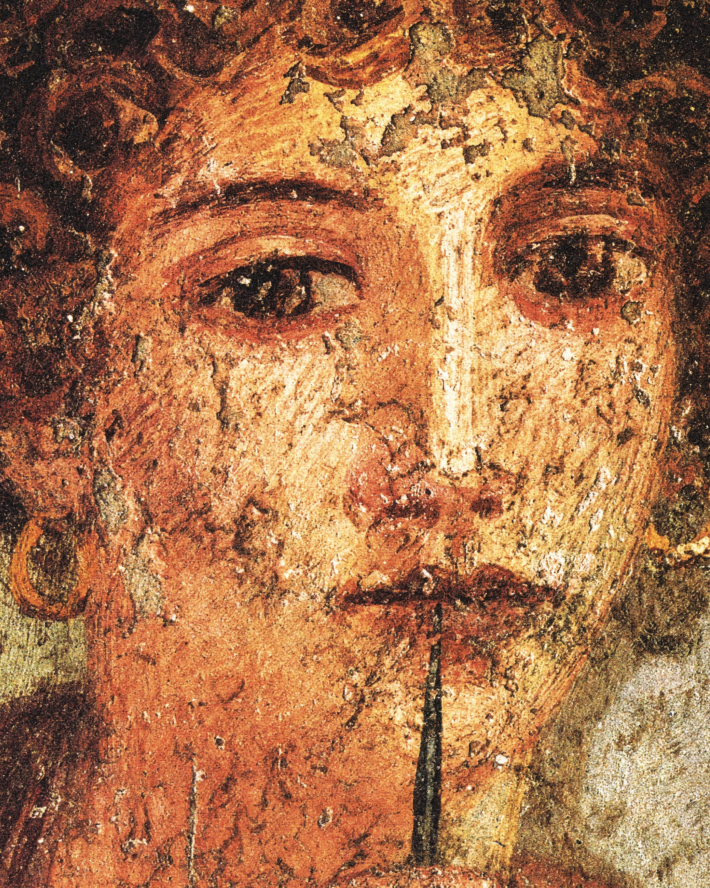 Fresque de Sappho (détail)