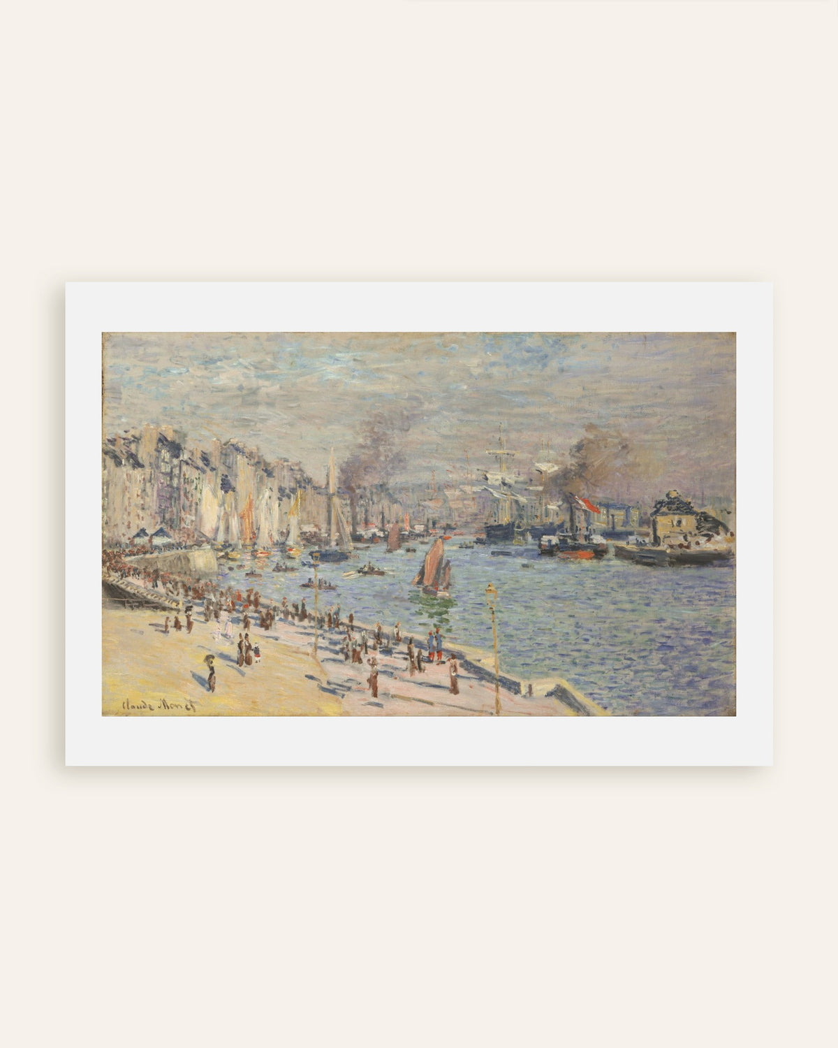 Affiche Le Port du Havre (1874) de Claude Monet, miniature