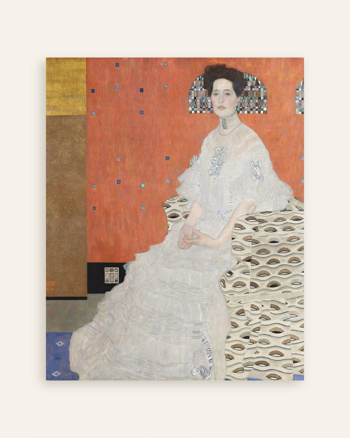 Affiche Portrait de Fritza Riedler (1906) de Gustav Klimt, miniature