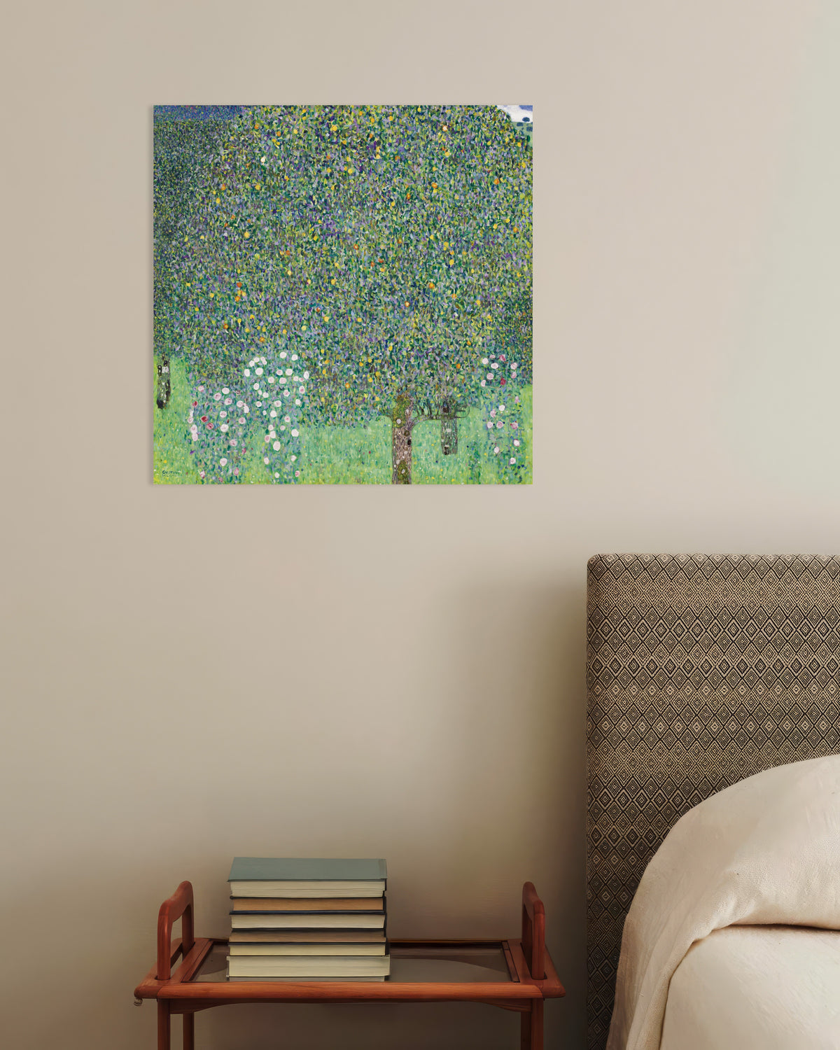 Affiche Rosiers sous les arbres (1905) de Gustav Klimt