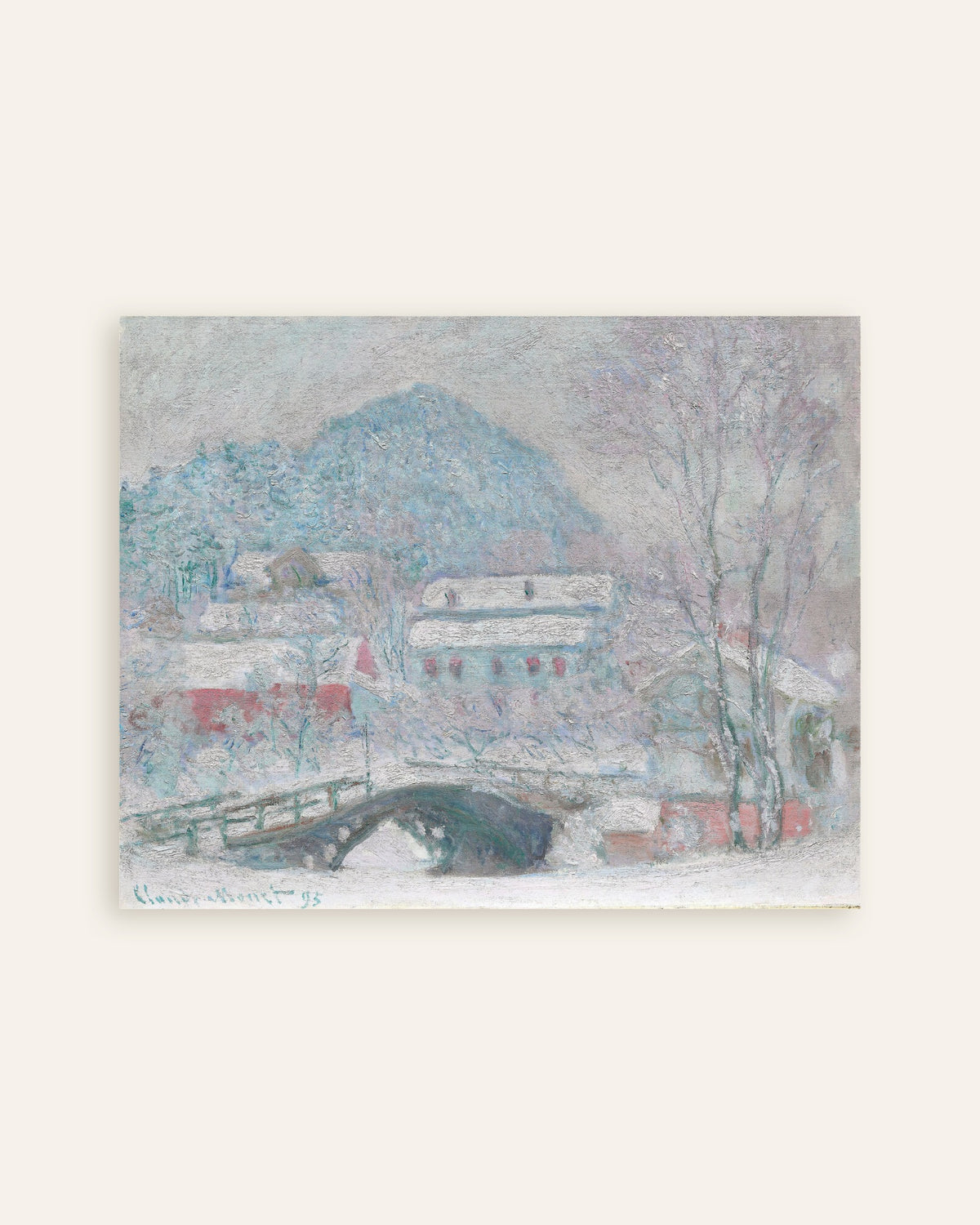 Affiche Sandvika, Norvège (1895) de Claude Monet, miniature