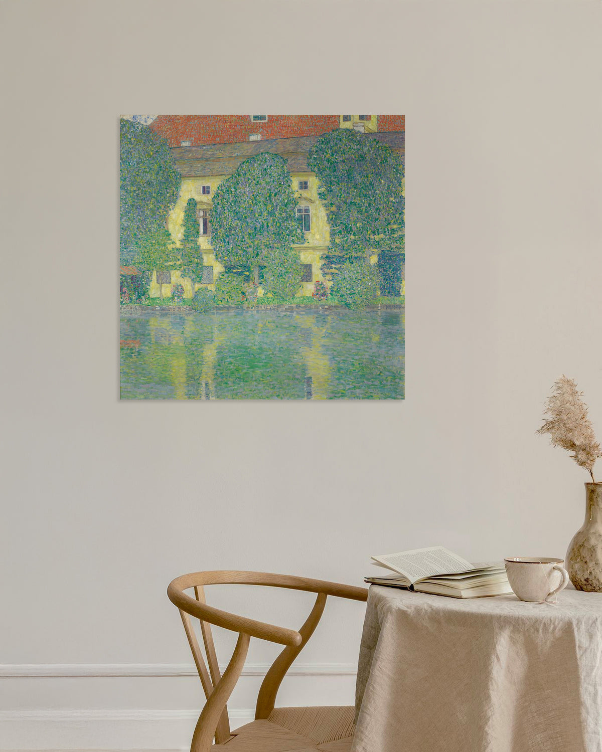 Poster Schloss Kammer au bord de l’Attersee III (1910) de Gustav Klimt