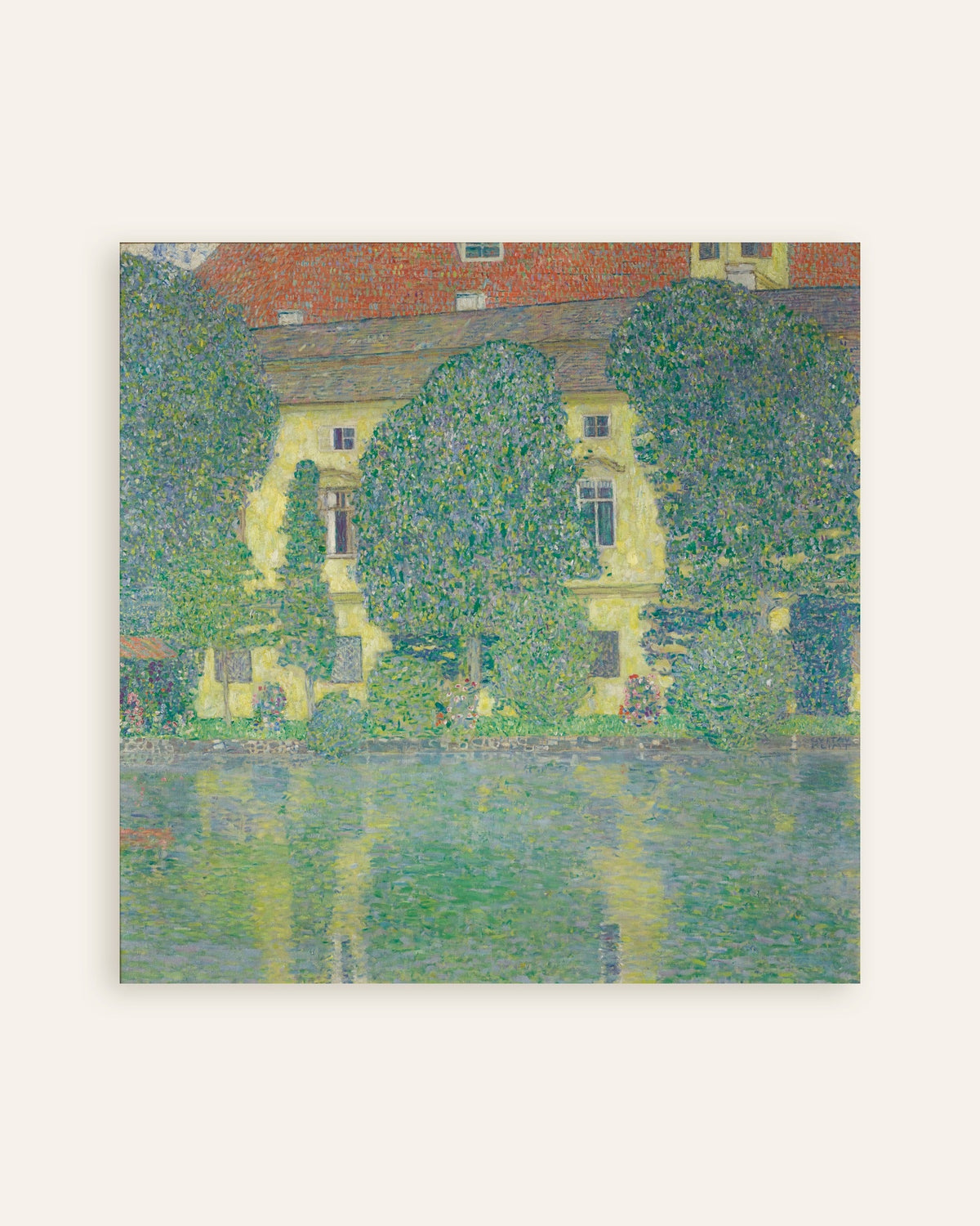 Poster Schloss Kammer au bord de l’Attersee III (1910) de Gustav Klimt, vignette
