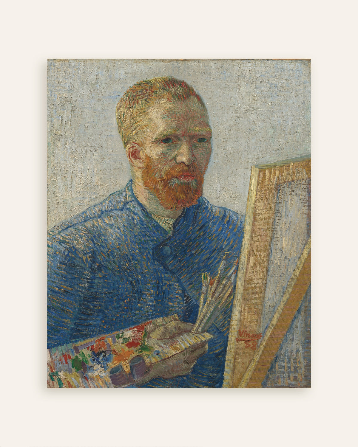 Poster Autoportrait en peintre (1888) de Vincent van Gogh, vignette