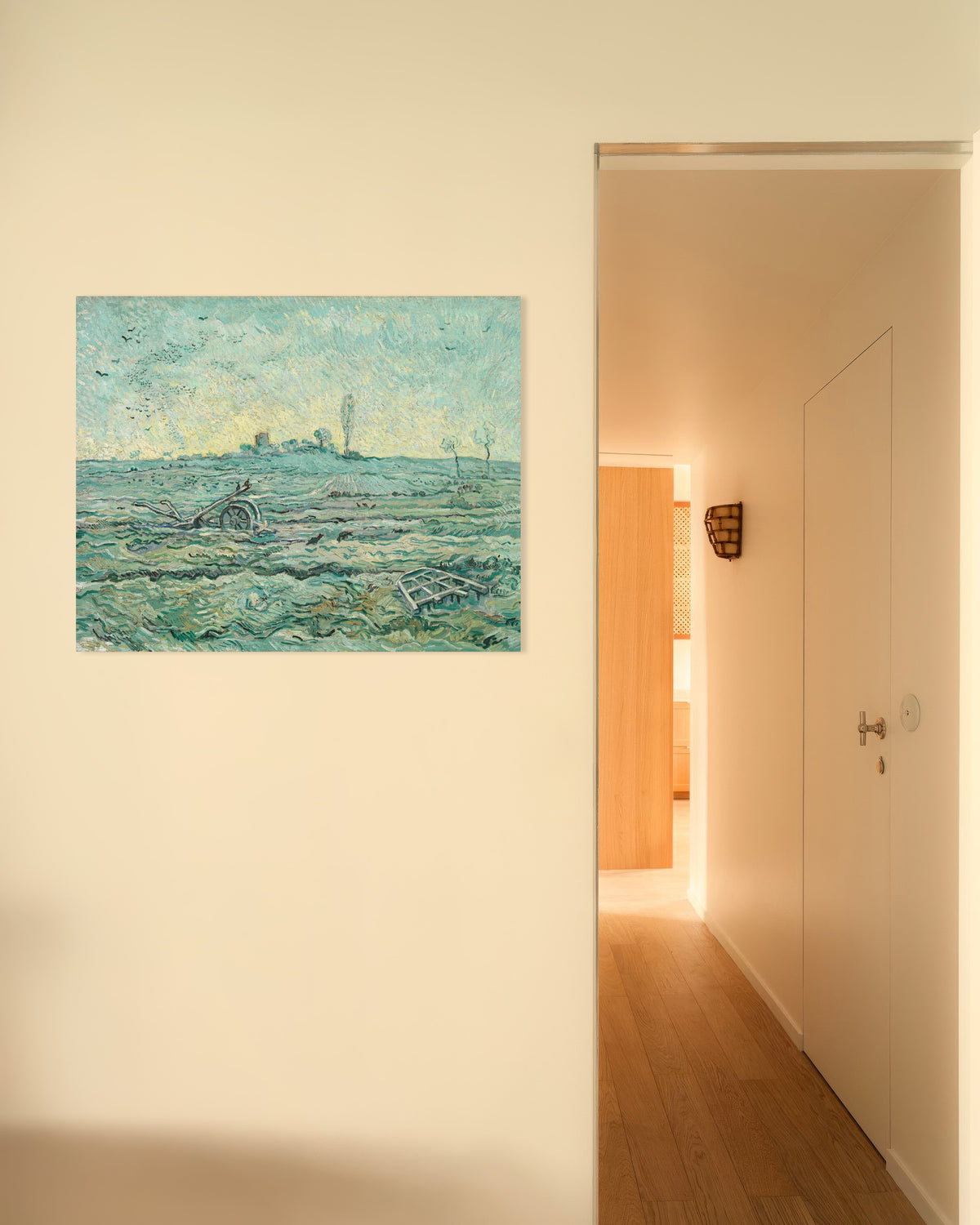 Poster de Champ enneigé avec une herse, d’après Millet (1890), Vincent van Gogh