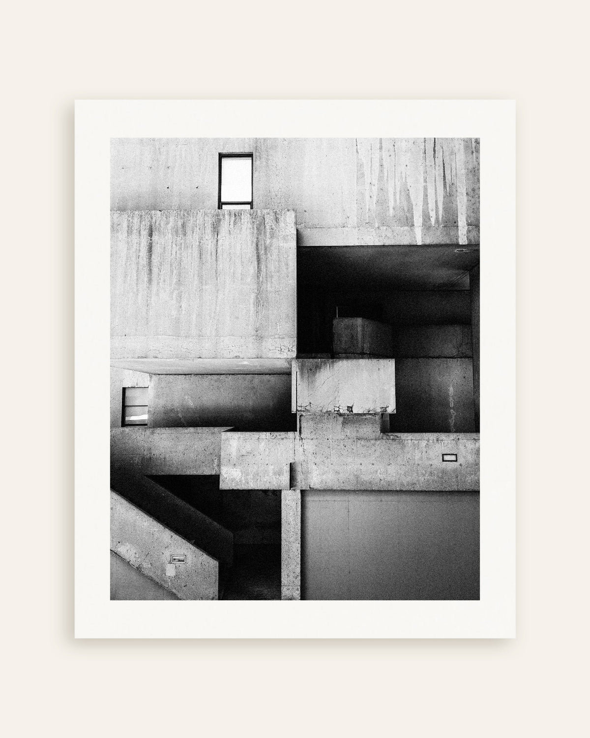 Affiche « Composition en béton taché », vignette