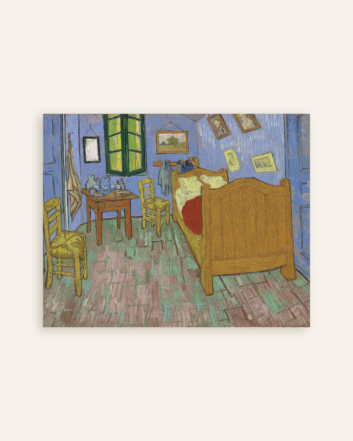 Poster de La Chambre à coucher, version de Saint-Rémy (1889), de Vincent van Gogh, en miniature