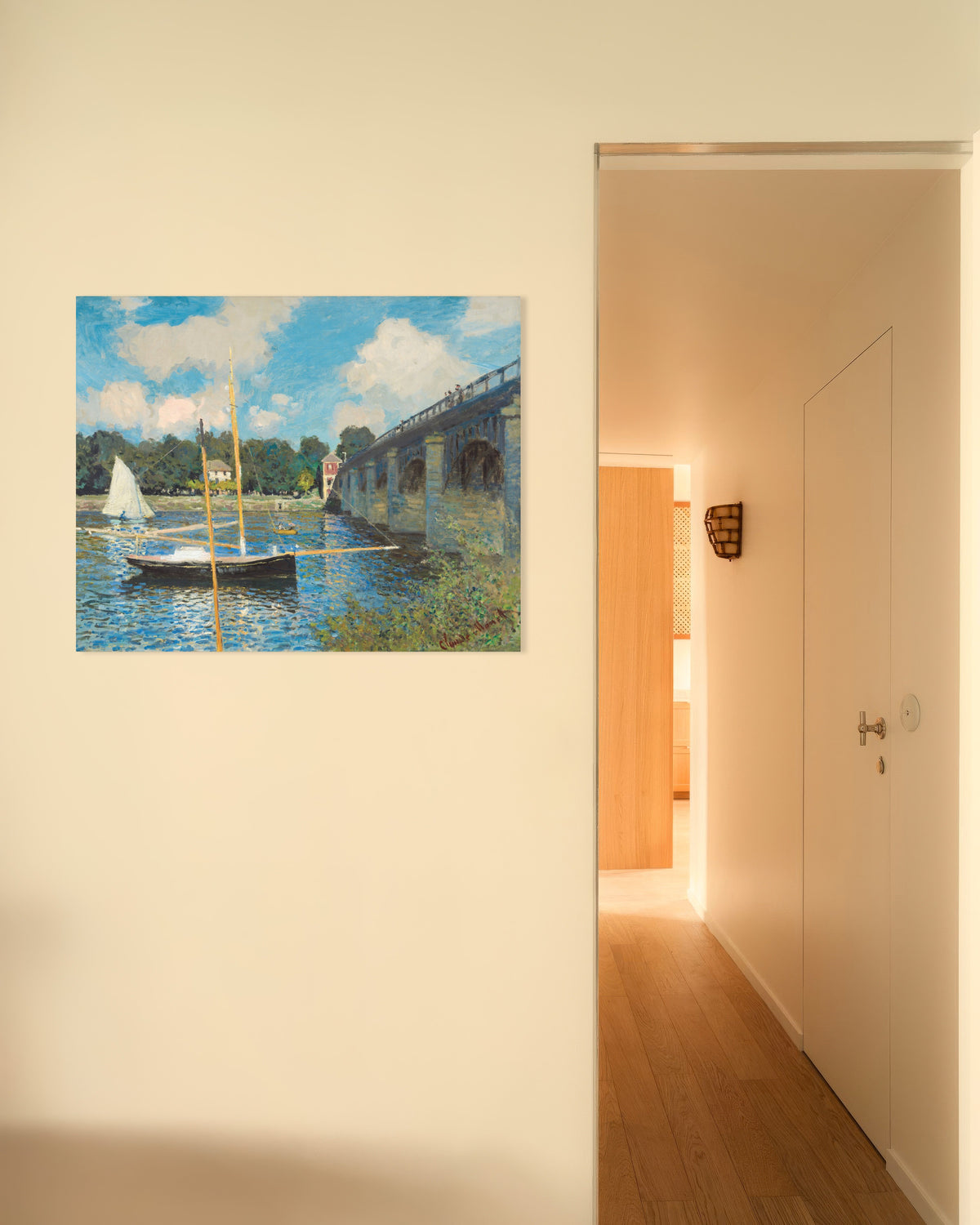 Affiche Le Pont à Argenteuil (1874) de Claude Monet