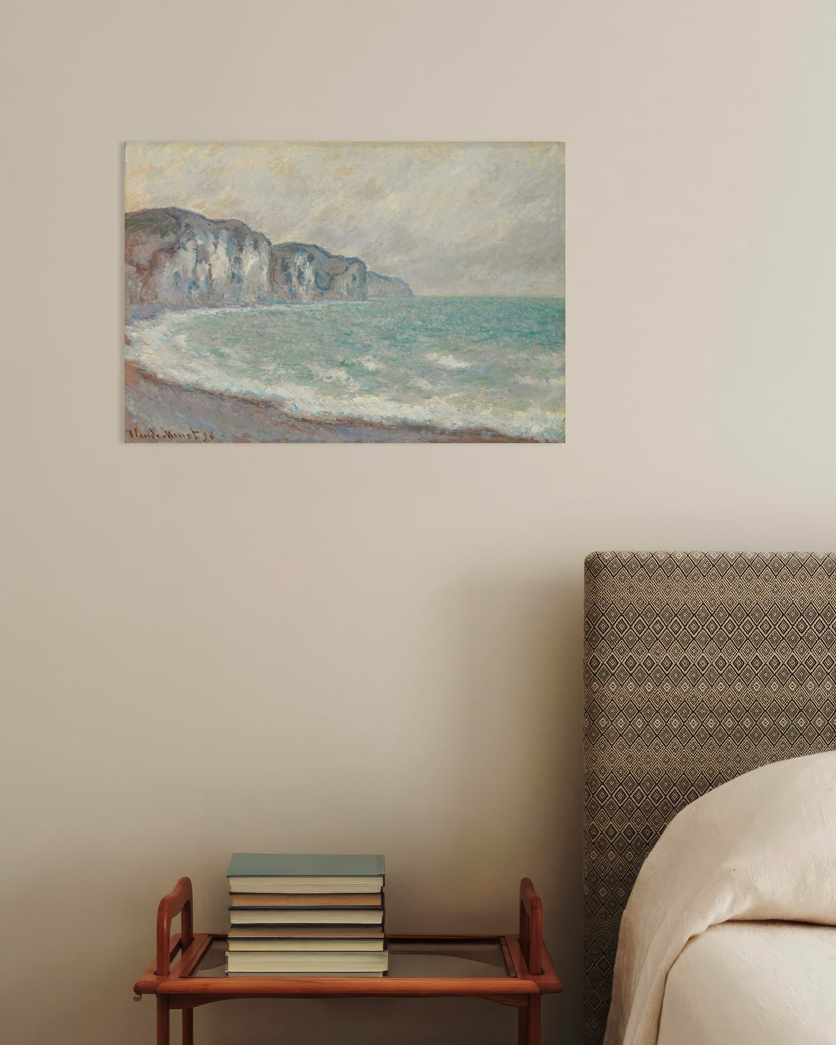 Affiche Falaise de Pourville (1896) de Claude Monet