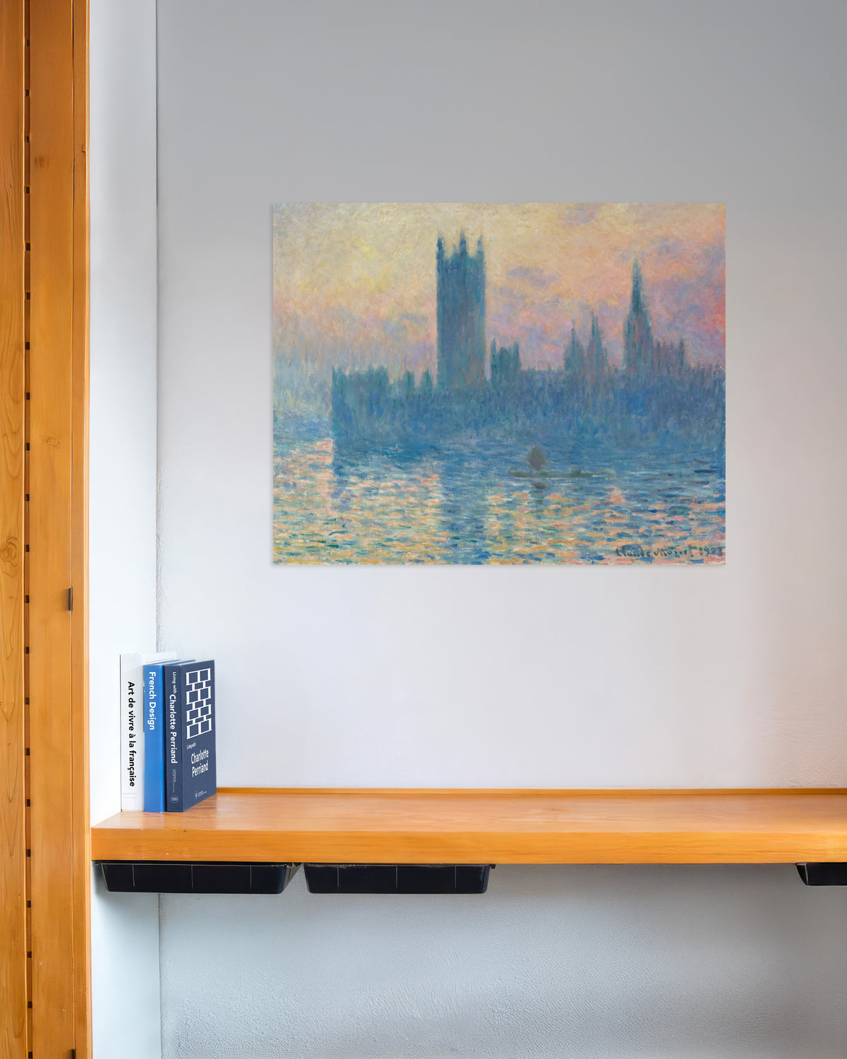 Affiche Le Parlement, coucher de soleil (1903) de Claude Monet