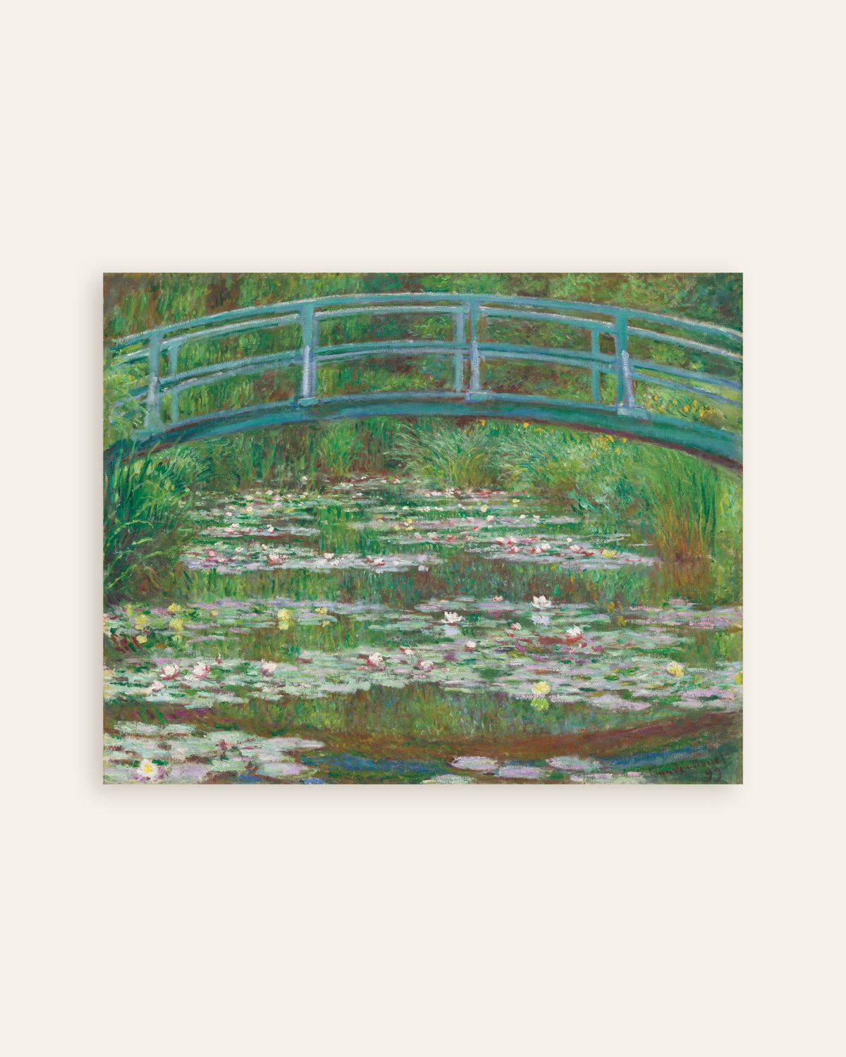 Affiche Le Pont japonais (1899) de Claude Monet, miniature